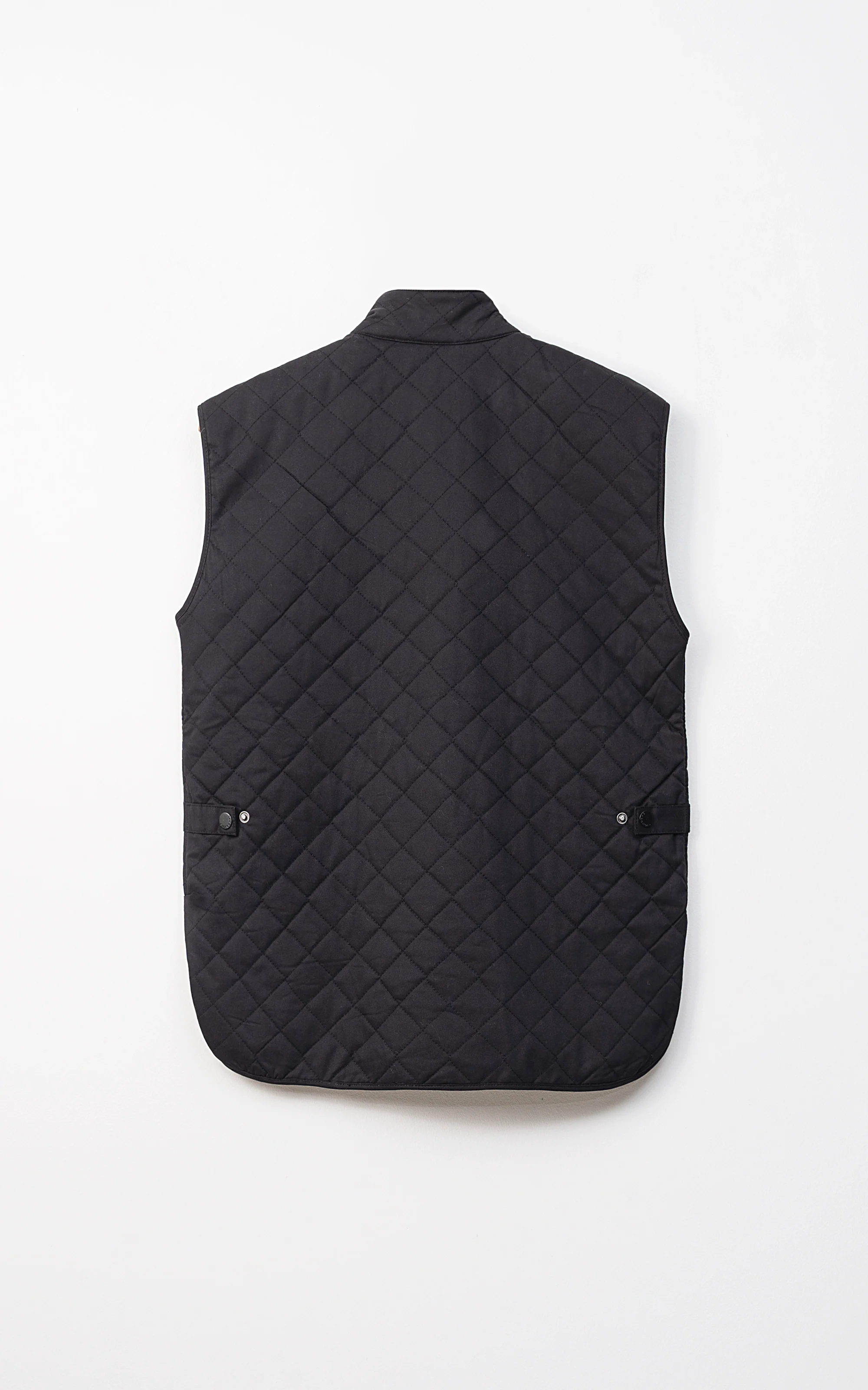 QUILTED SLEEVELESS JACKET BLACK - Image 3