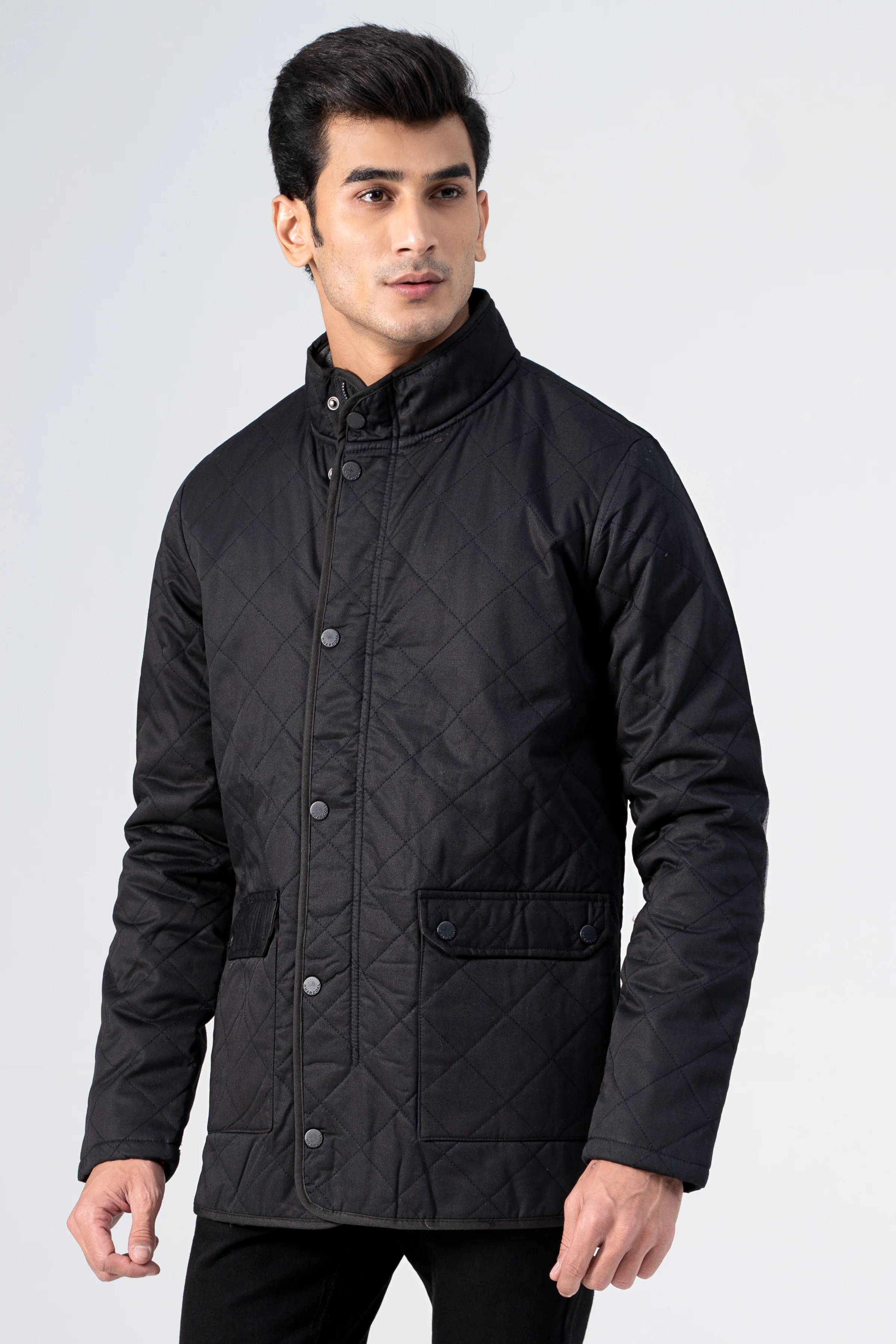 Quilted wadded Jacket Black - Image 2