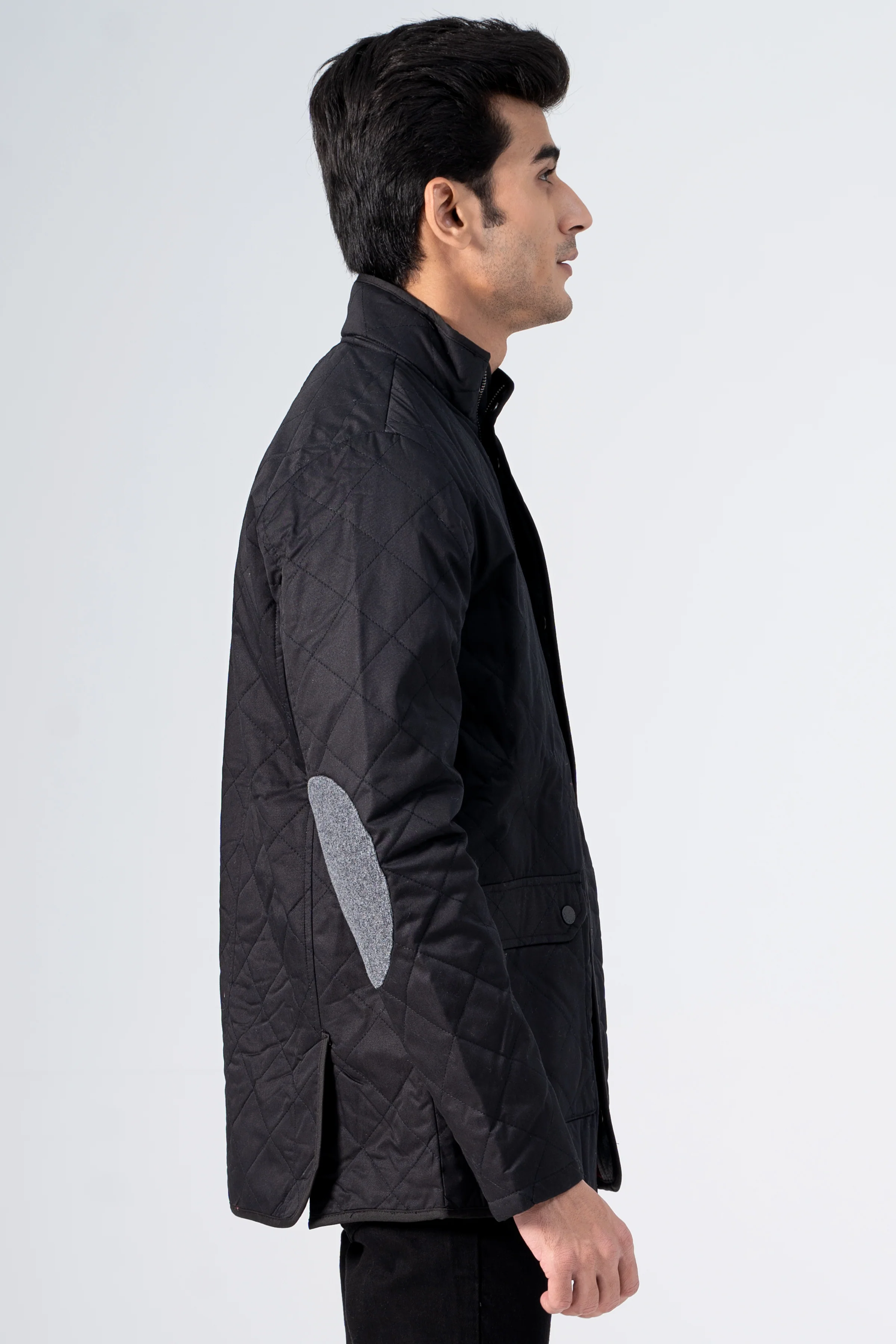 Quilted wadded Jacket Black - Image 3