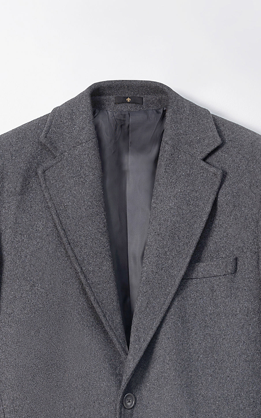 REFINED CLASSIC LONG COAT MID GREY - Image 2