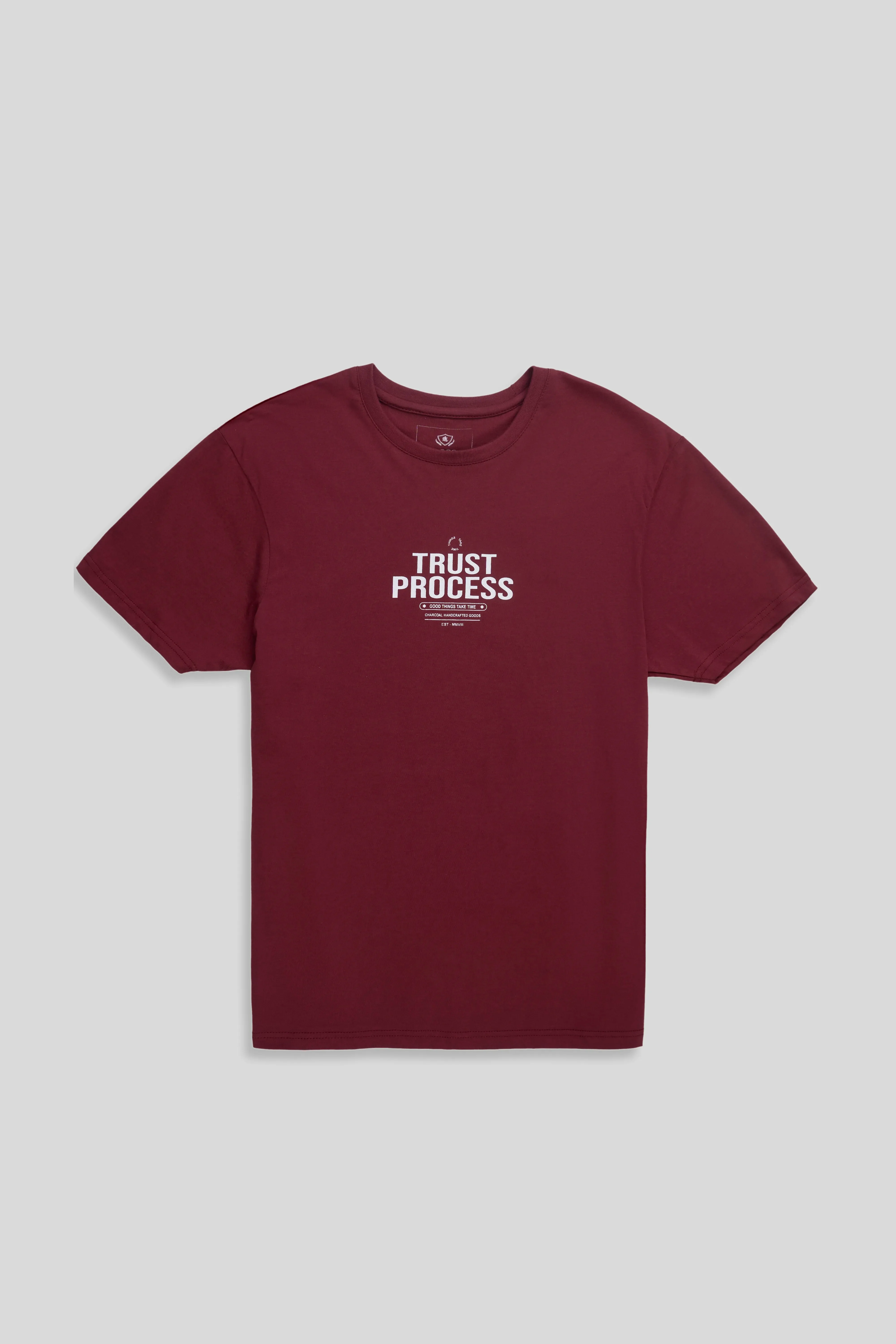 REGULAR FIT GRAPHIC T SHIRT MAROON - Image 8
