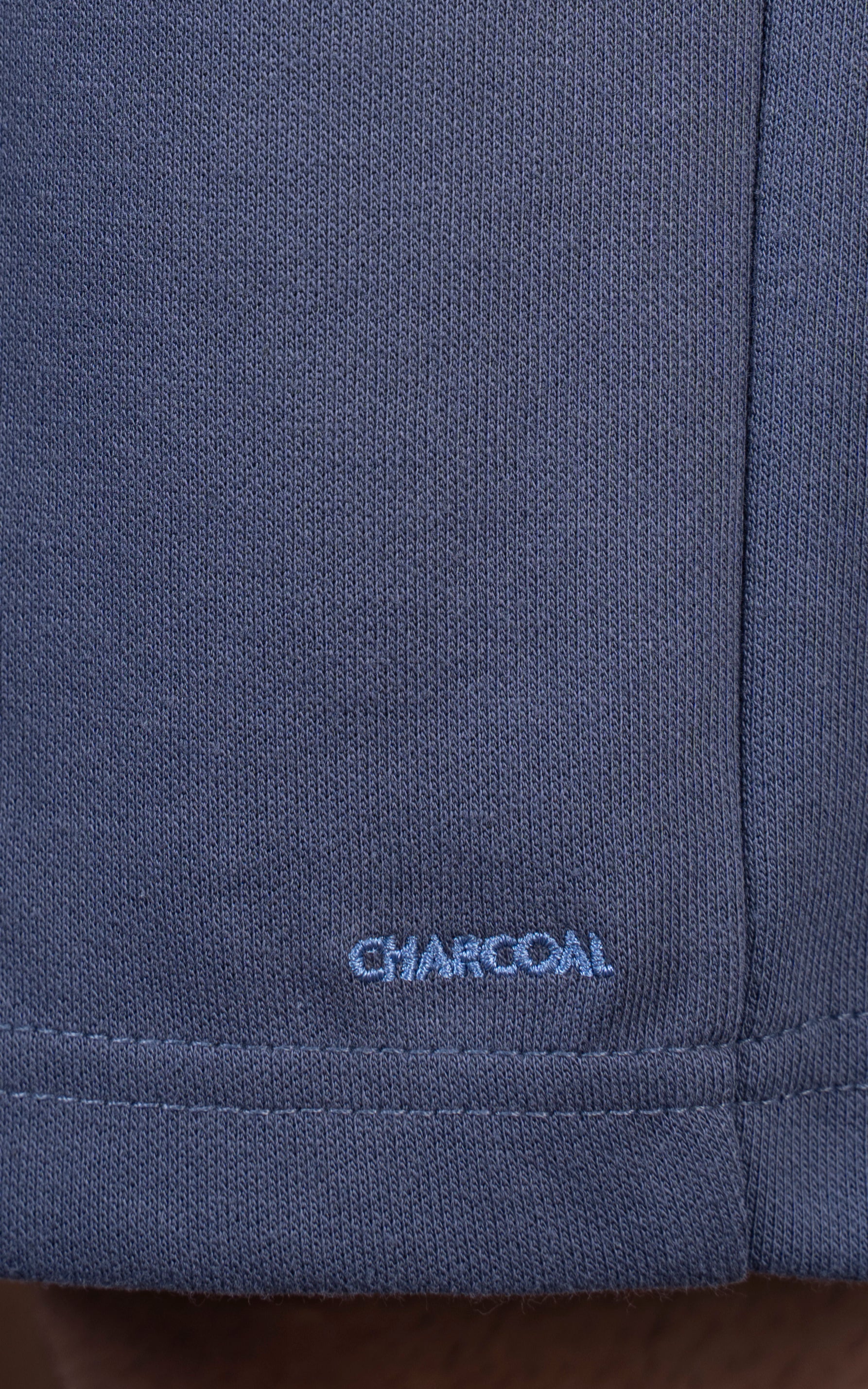 REGULAR FIT INTERLOCK SHORT INDIGO - Image 3