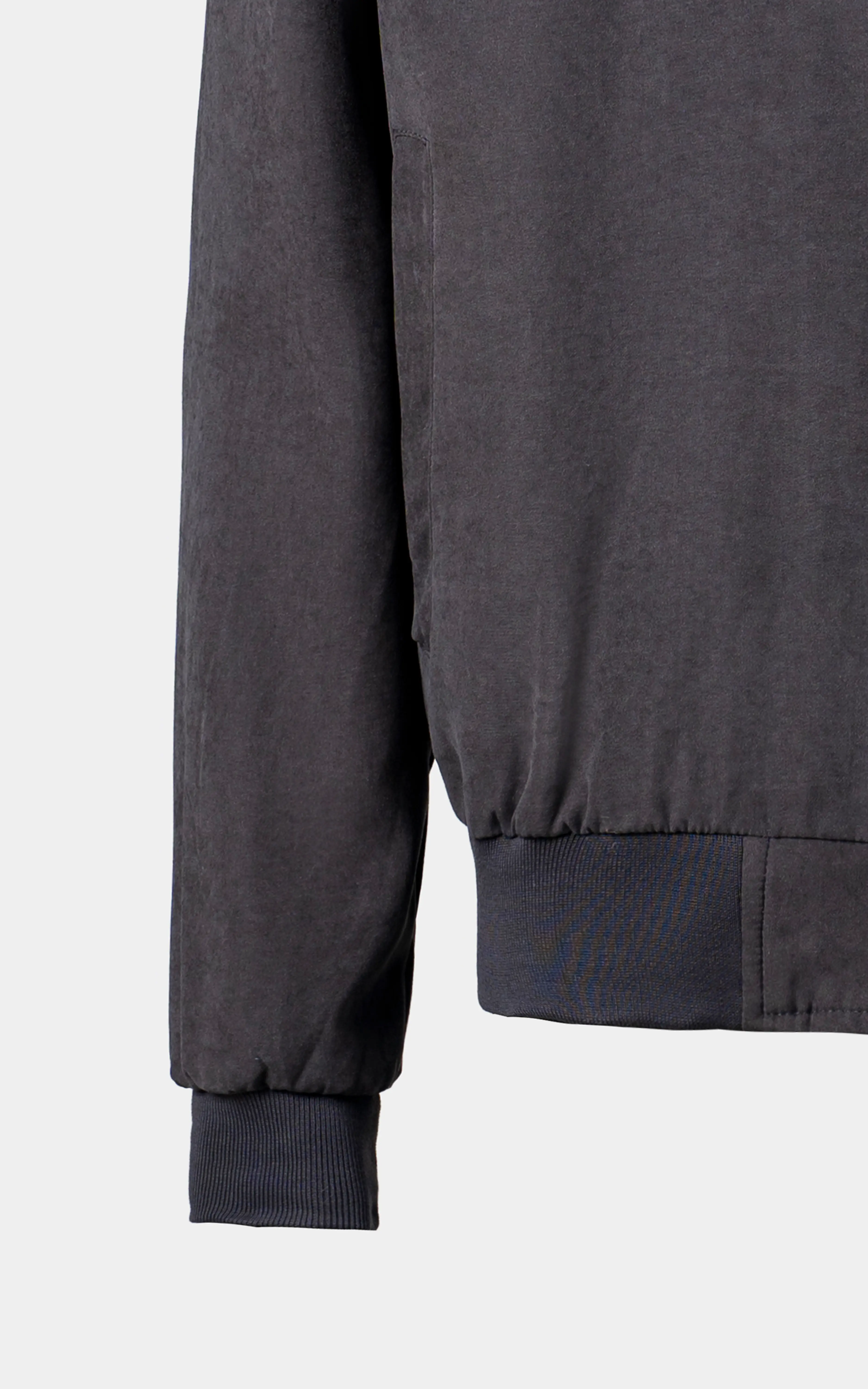 Reversible Bomber Jacket Light olive charcoal grey - Image 6