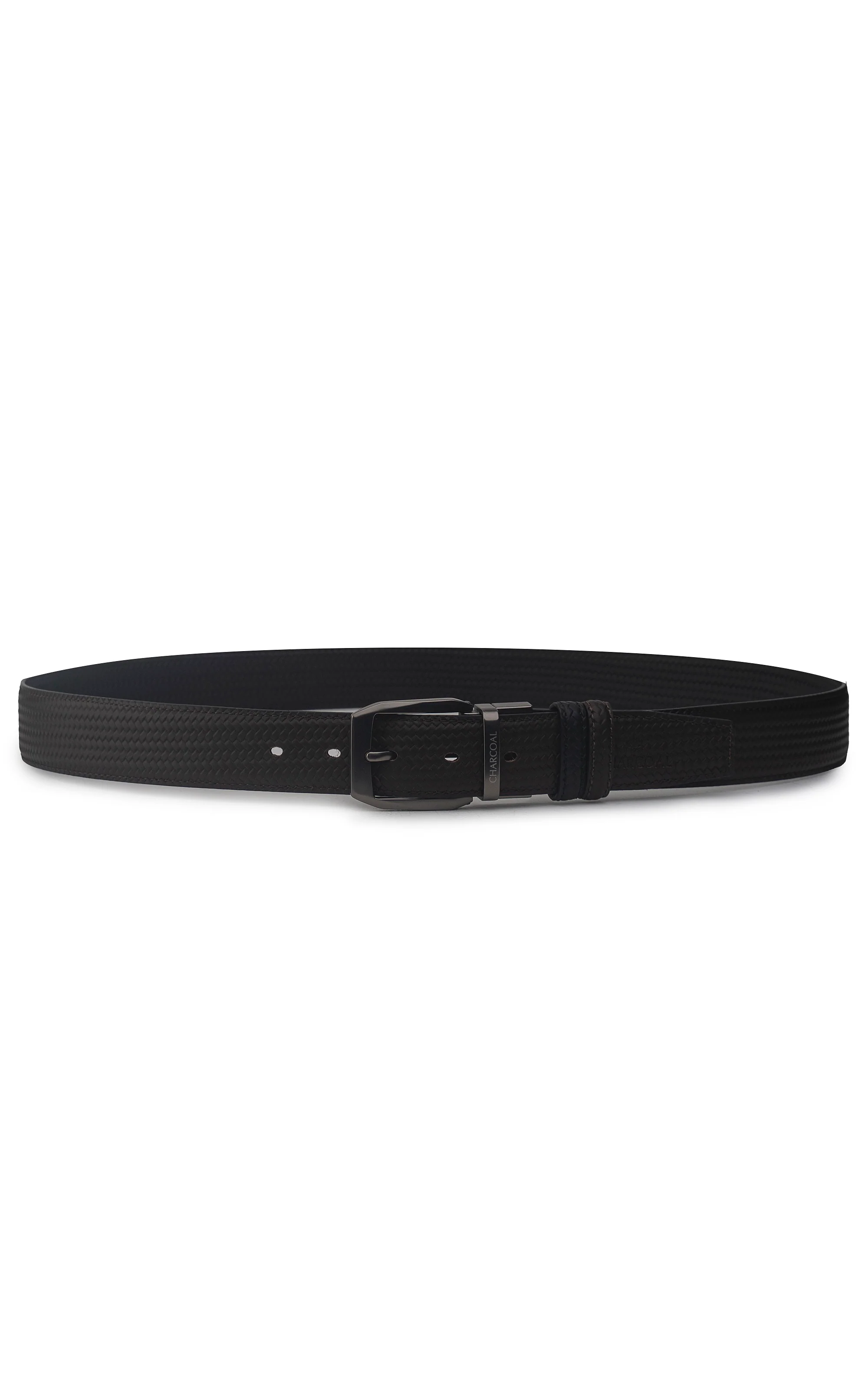Self Design Reversible Belt Black/Brown - Image 3