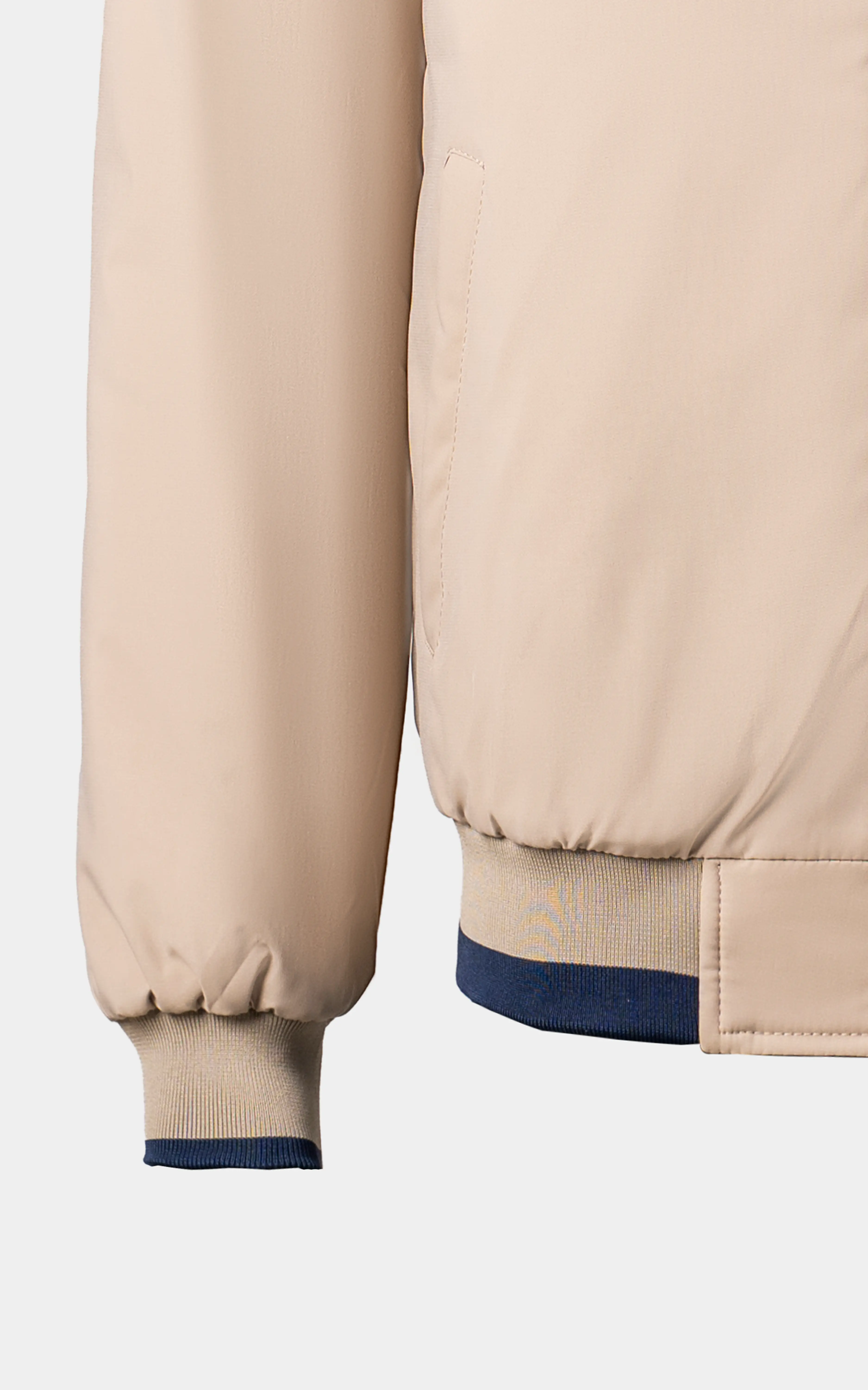 REVERSIBLE BOMBER JACKET BLUE BROWN - Image 5