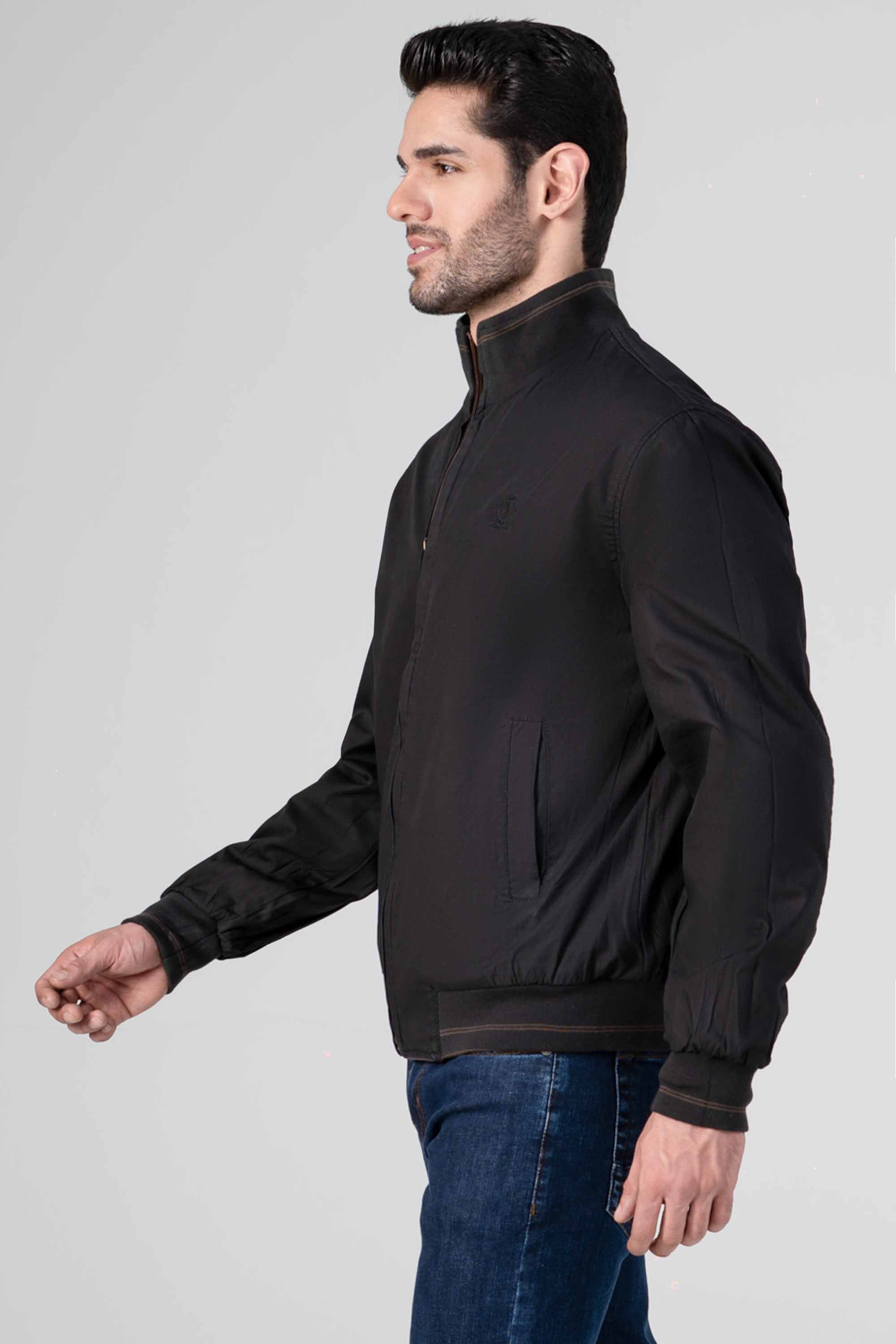 REVERSIBLE TIPPING JACKET FULL SLEEVE BROWN BLACK - Image 6