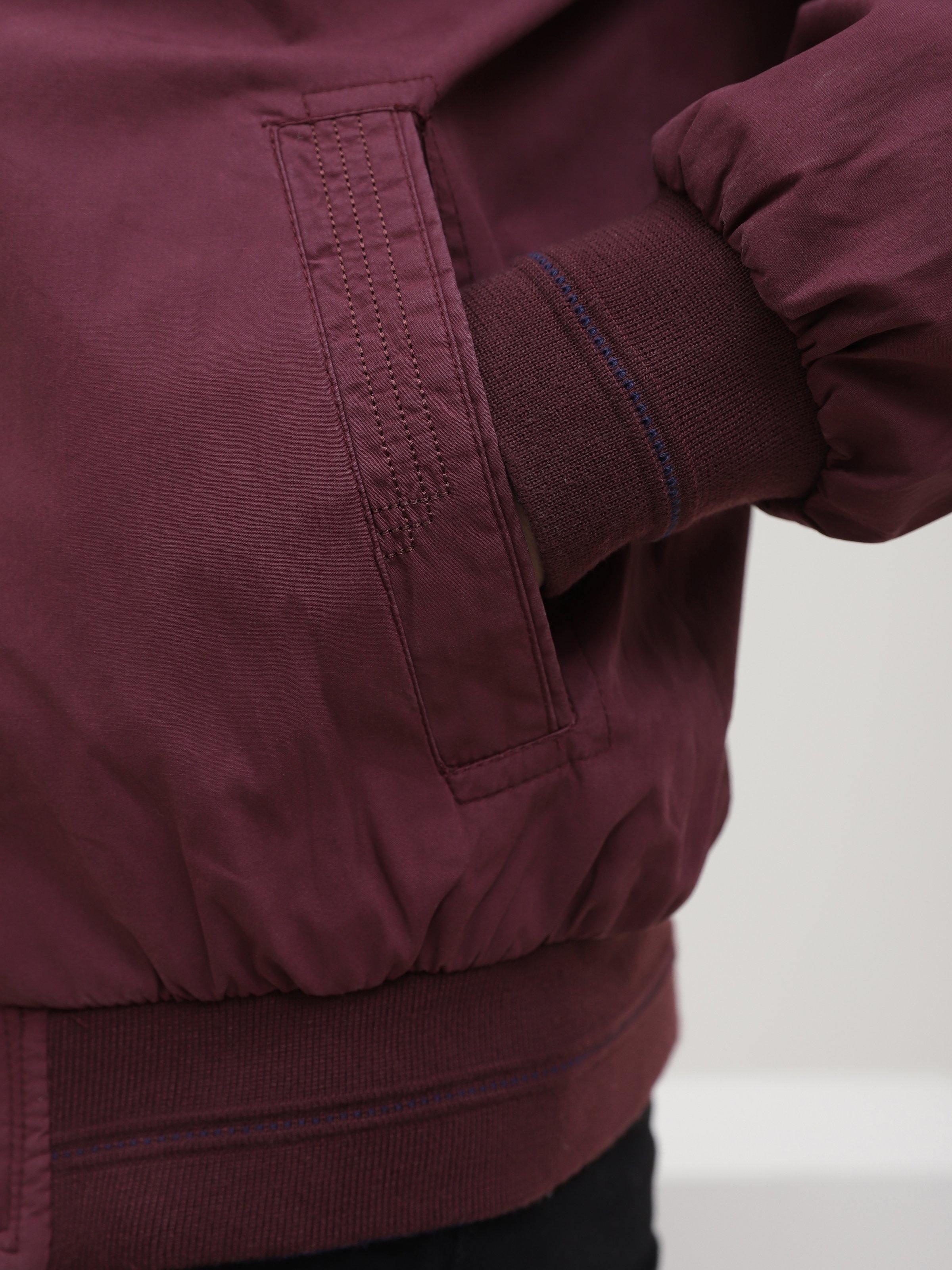 REVERSIBLE JACKET FULL SLEEVE MAROON - Image 3