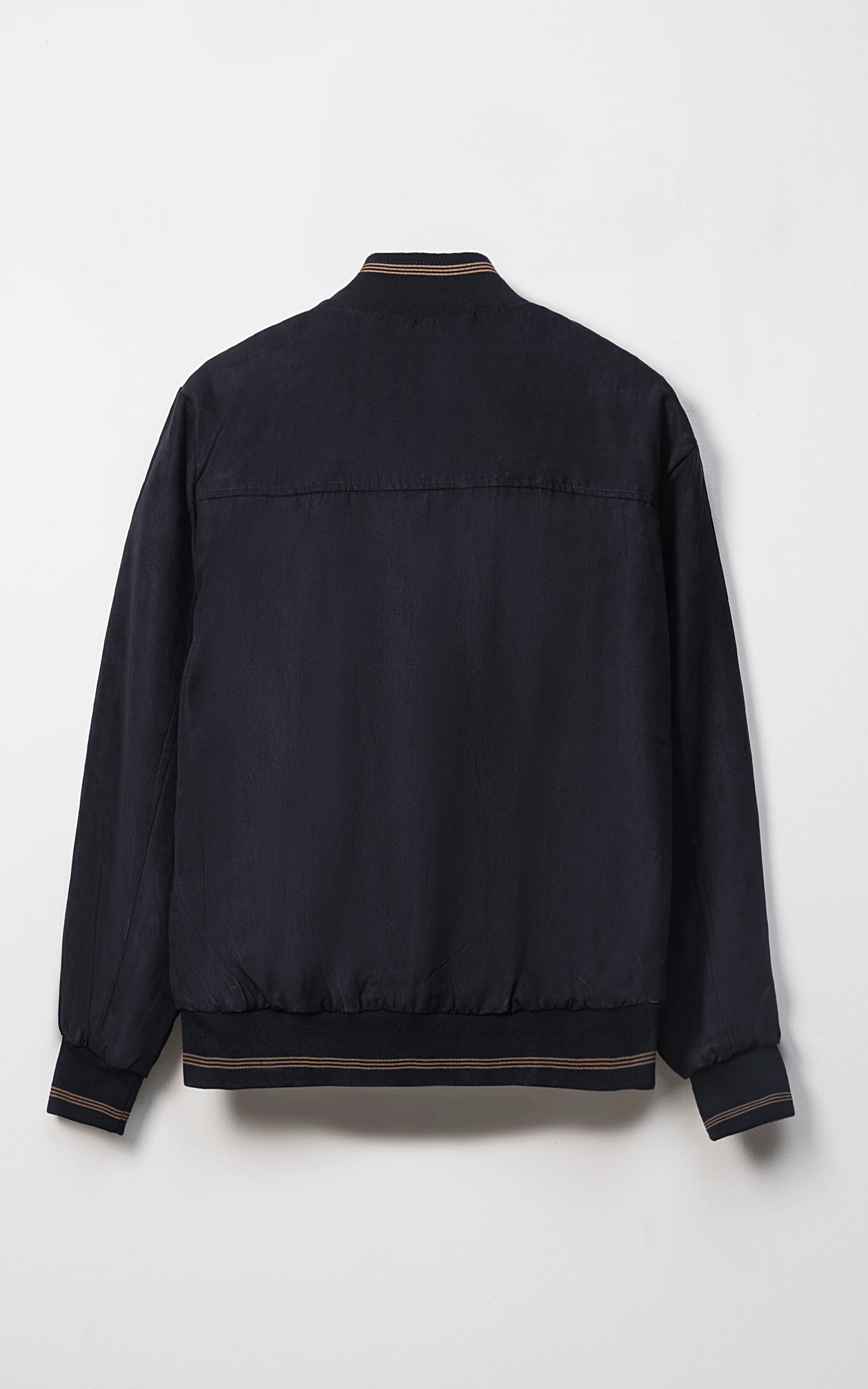 CLASSIC FIT REVERSIBLE JACKET NAVY KHAKI - Image 3