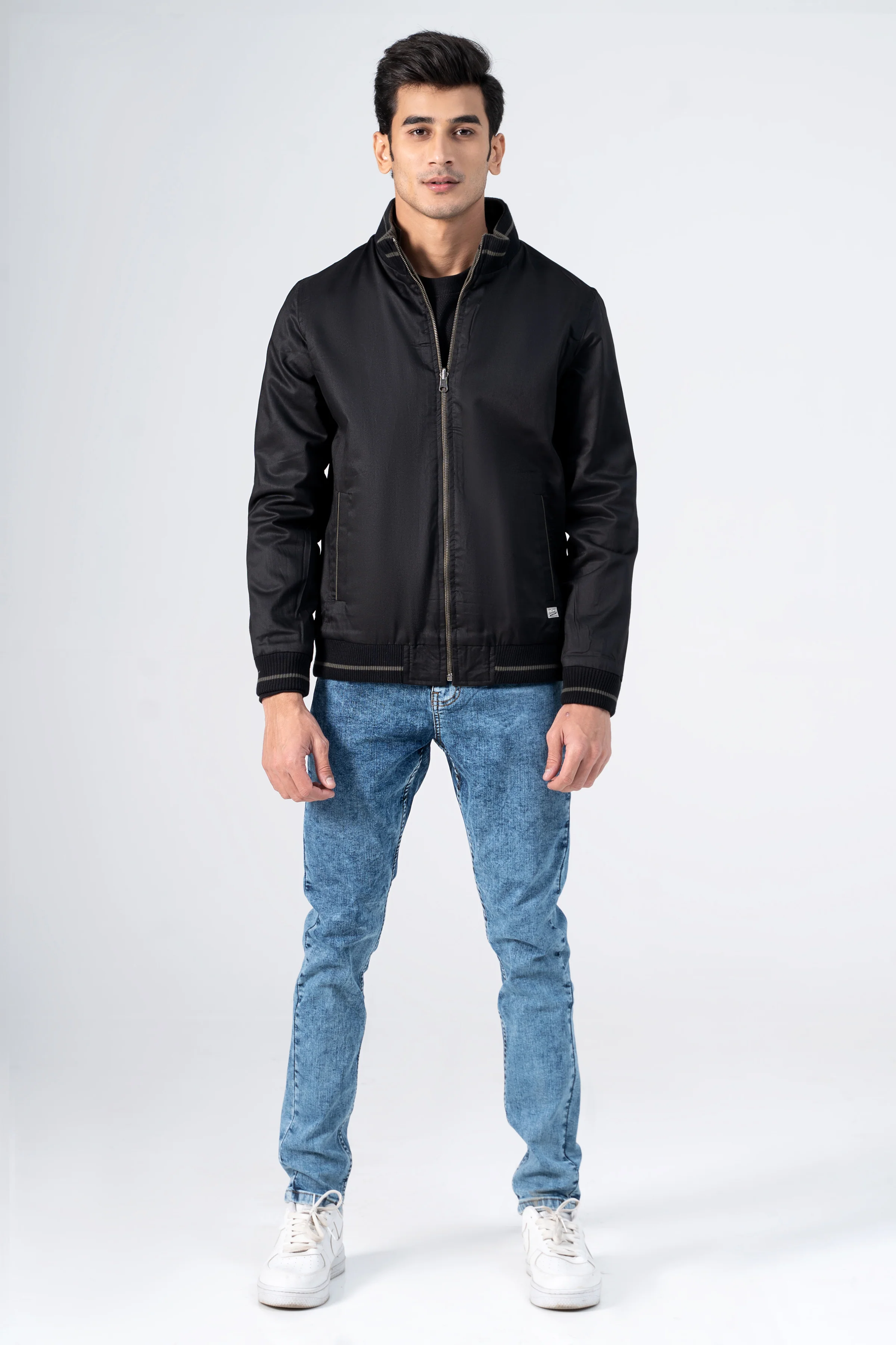 REVERSIBLE JACKET OLIVE BLACK - Image 5