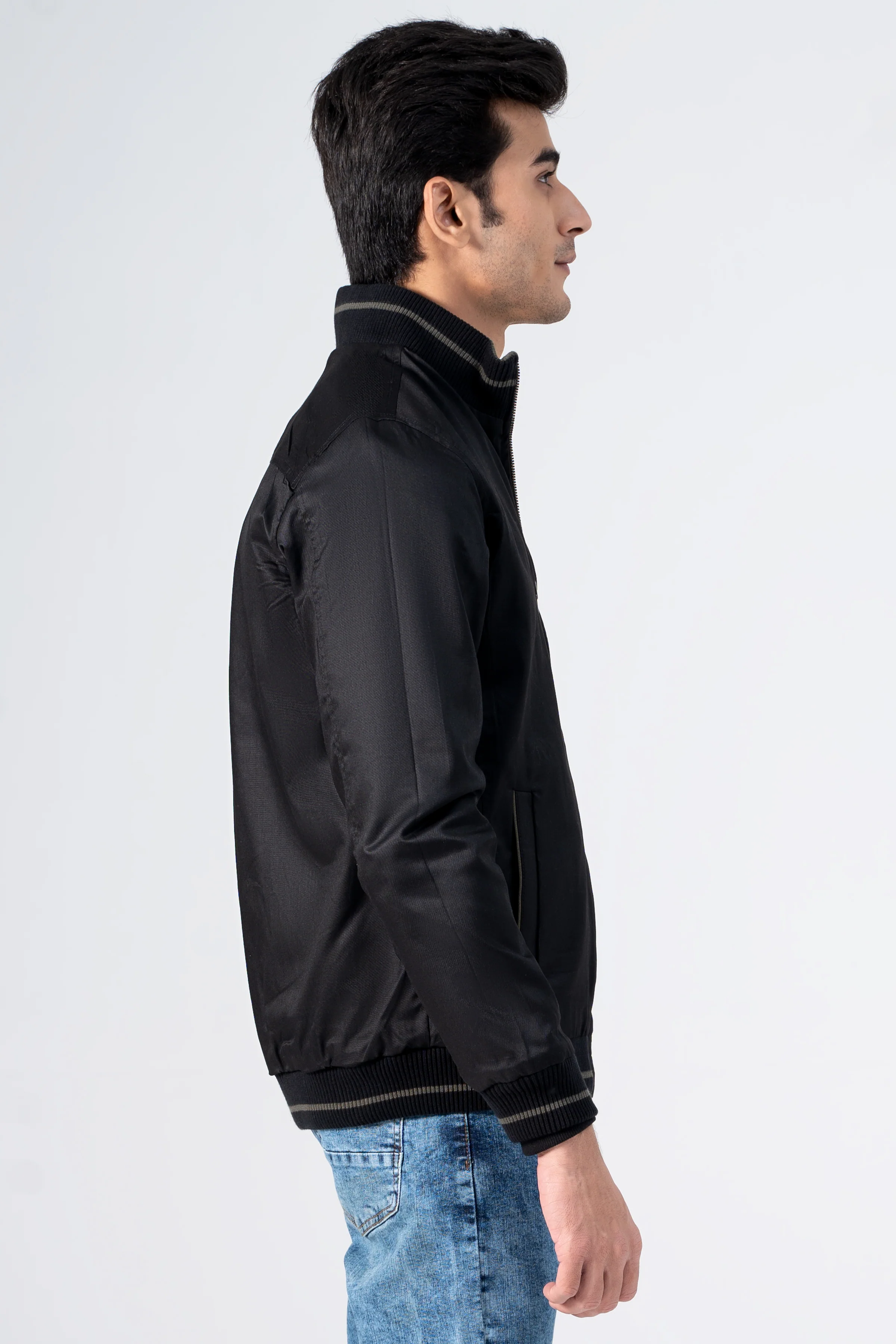 REVERSIBLE JACKET OLIVE BLACK - Image 6