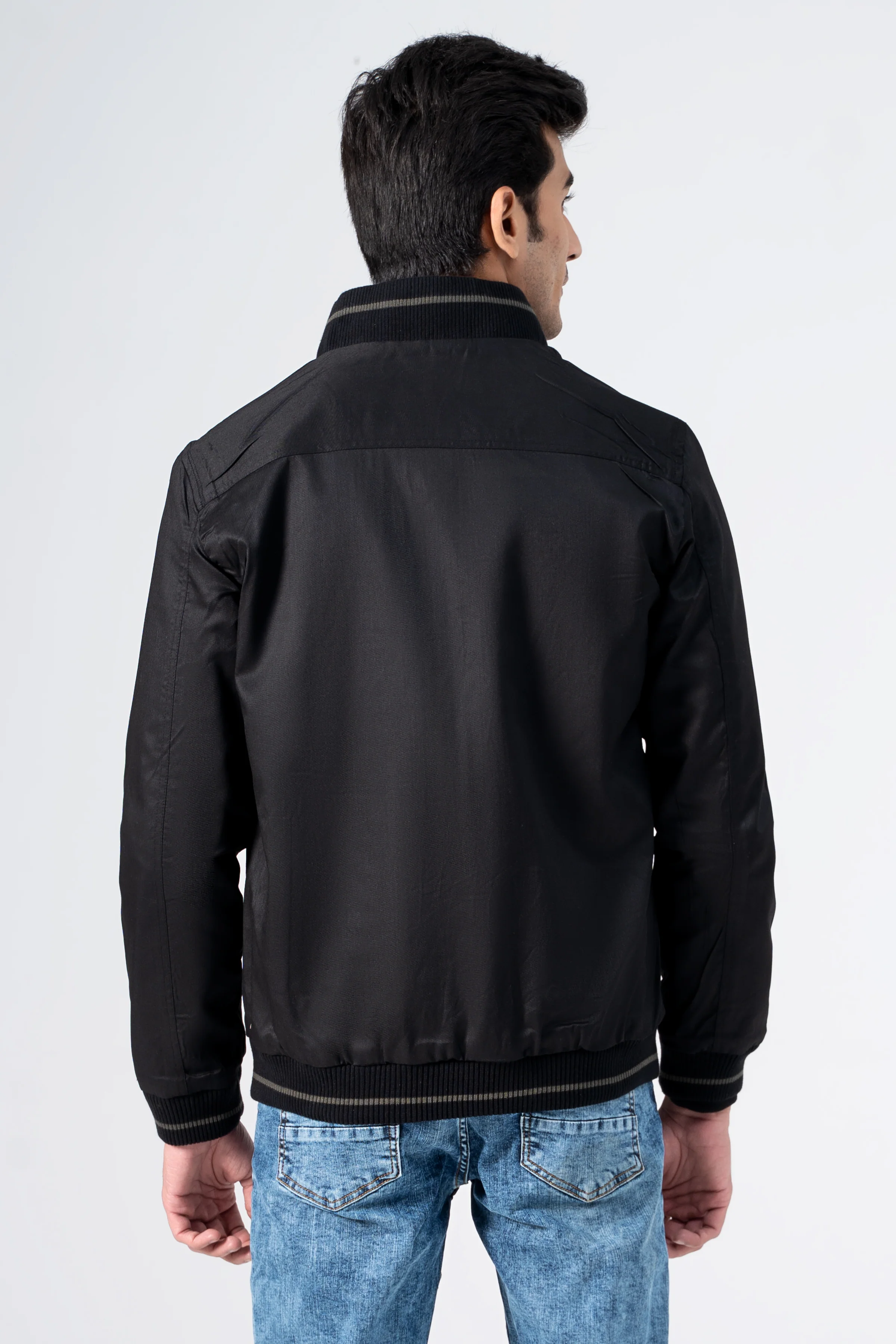 REVERSIBLE JACKET OLIVE BLACK - Image 7
