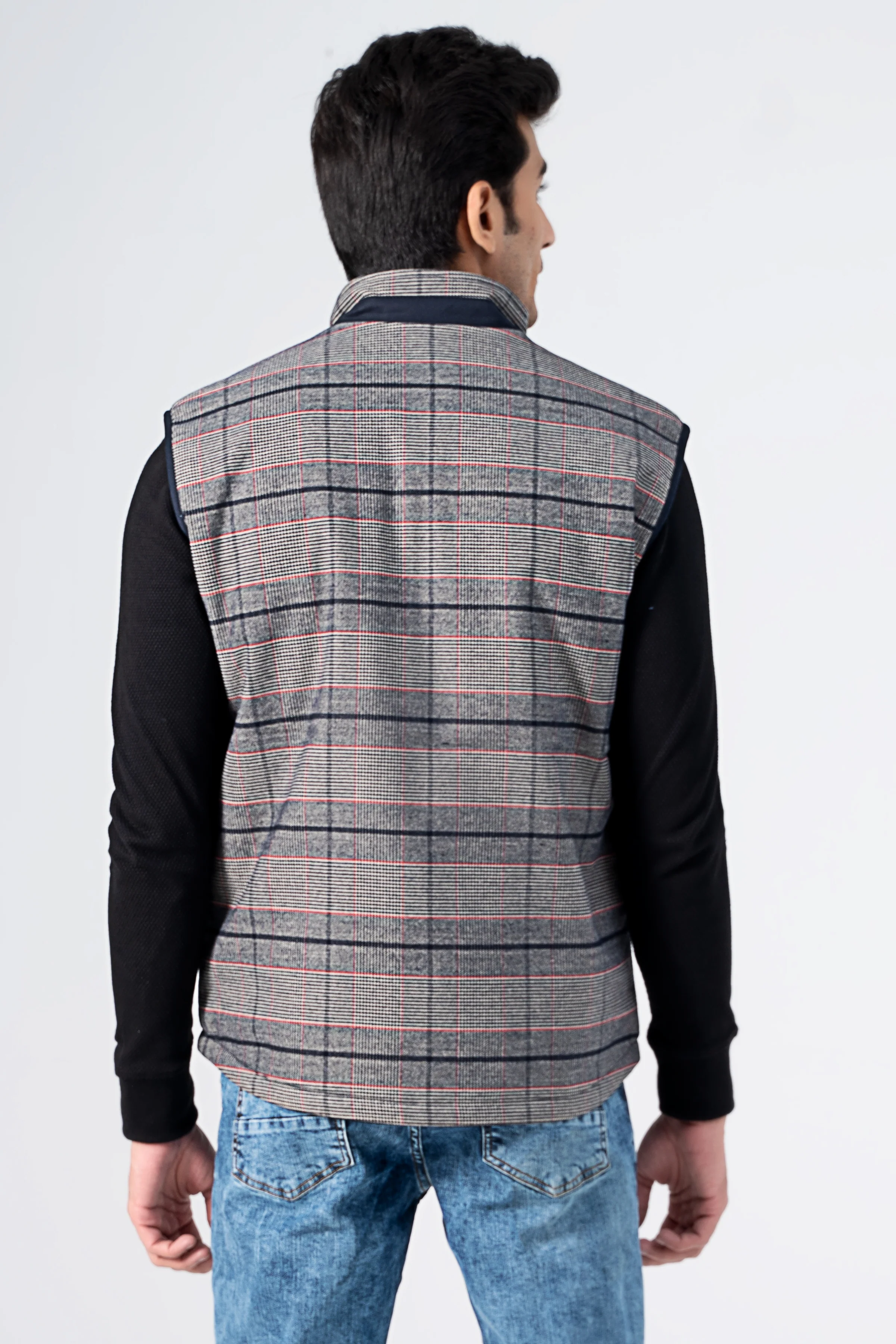 Reversible Quilted Jacket Khaki Black - Image 3