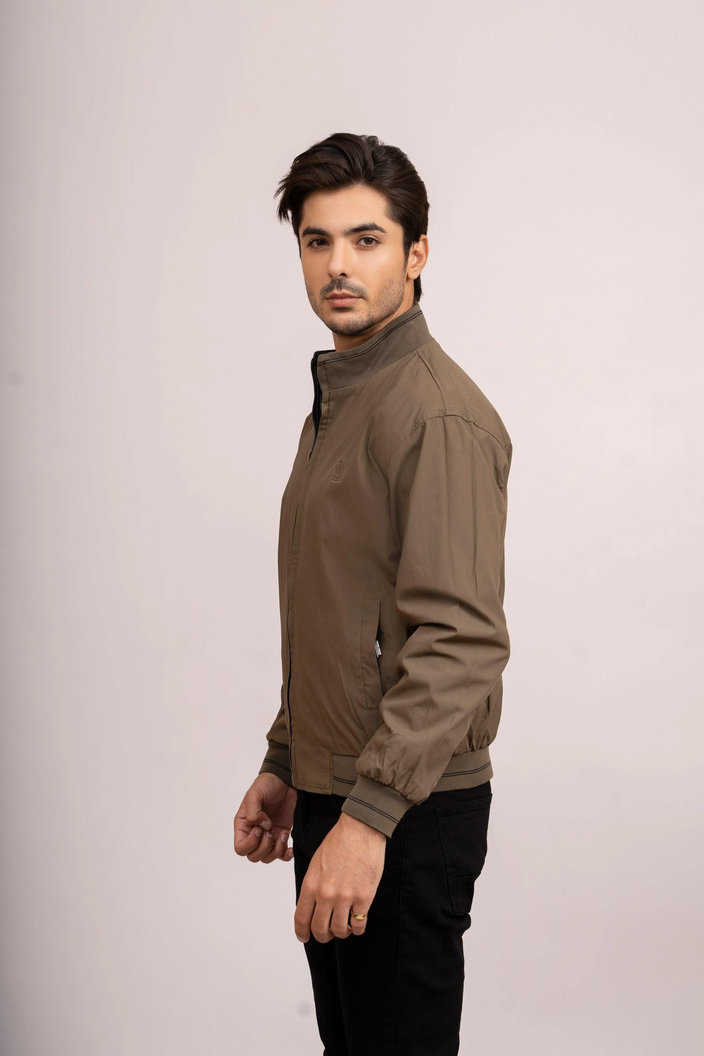 REVESIBLE JACKET F/S BLACK GREEN - Image 3
