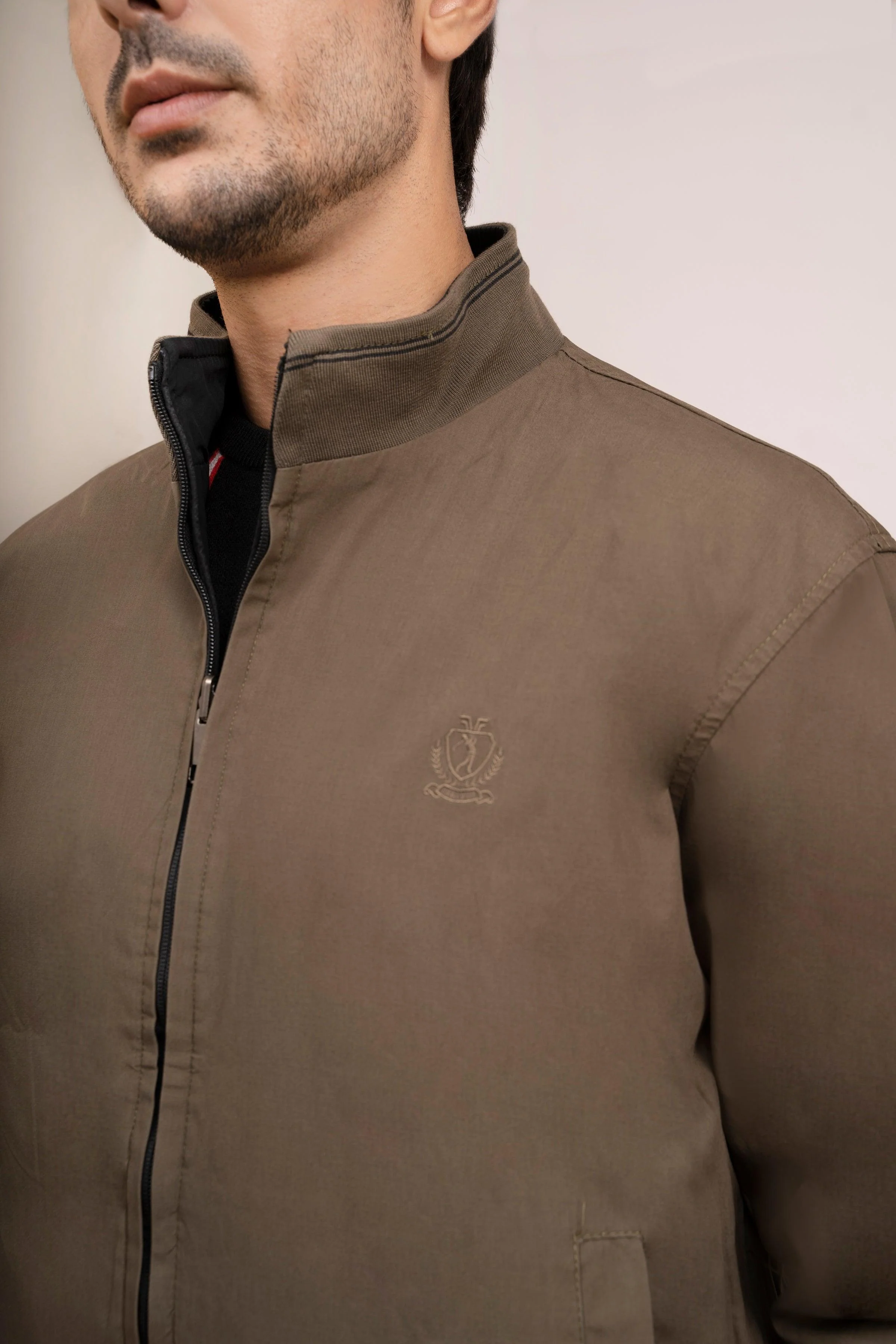 REVESIBLE JACKET F/S BLACK GREEN - Image 4