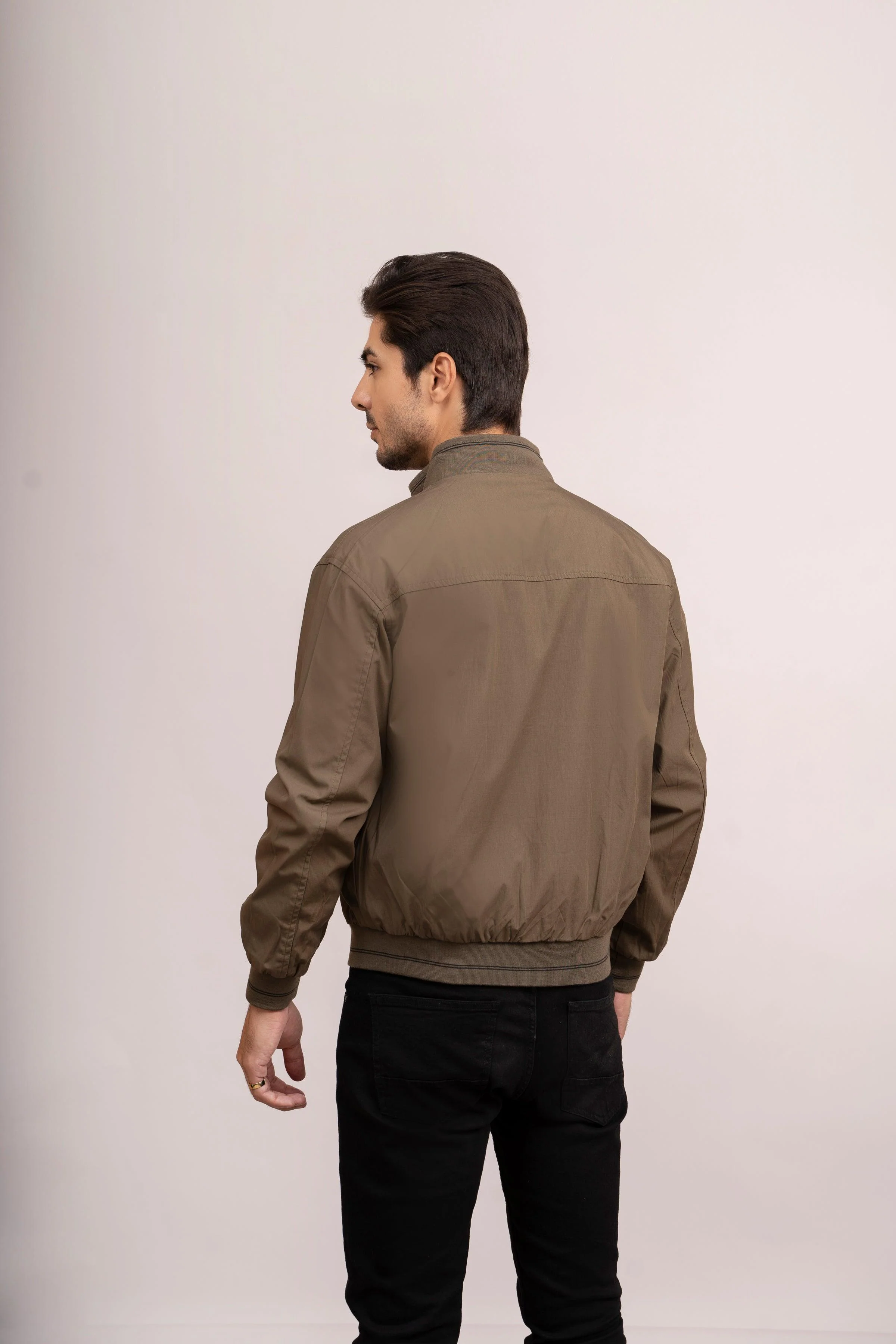 REVESIBLE JACKET F/S BLACK GREEN - Image 5