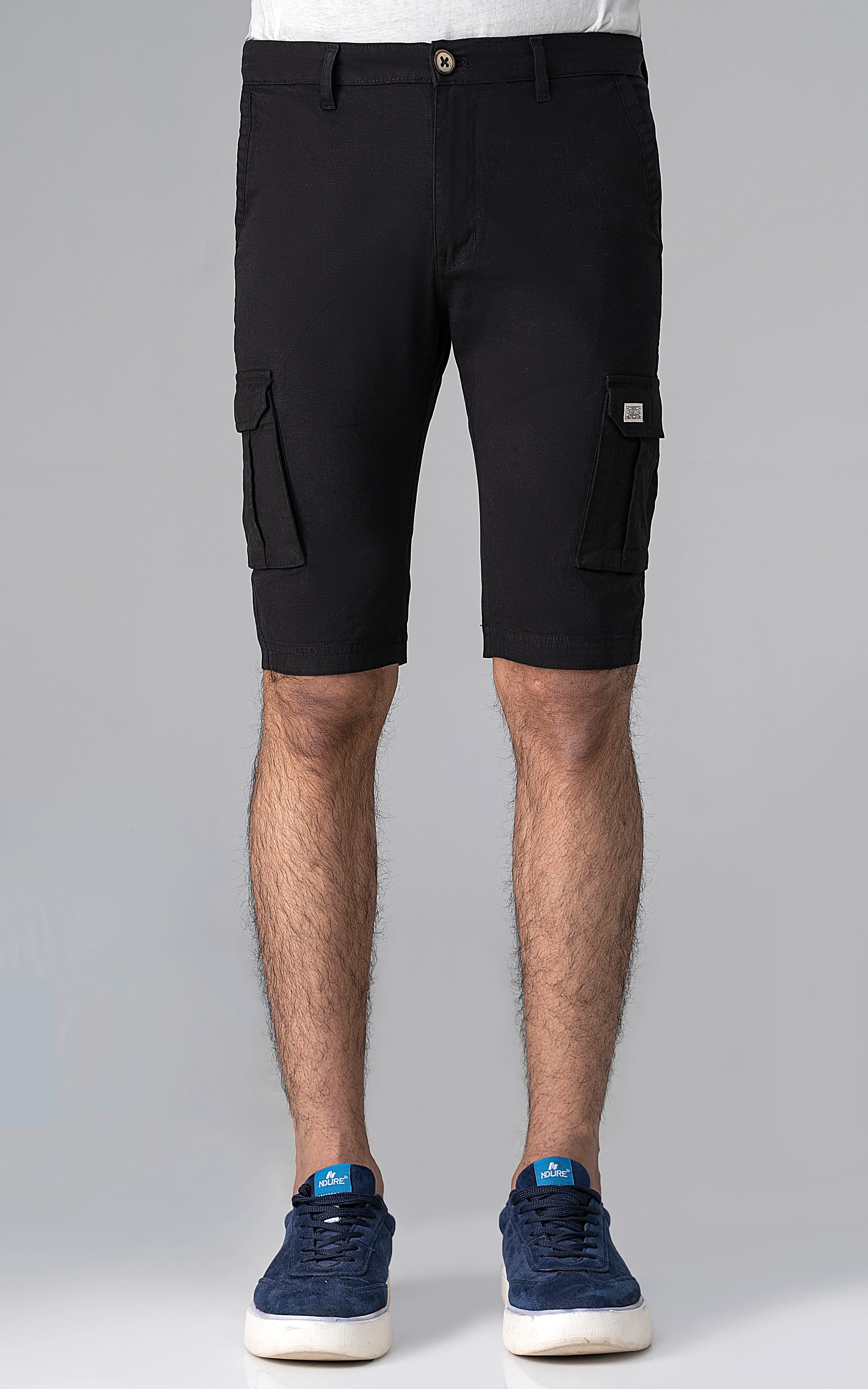 RIPSTOP CARGO SHORTS BLACK - Image 2