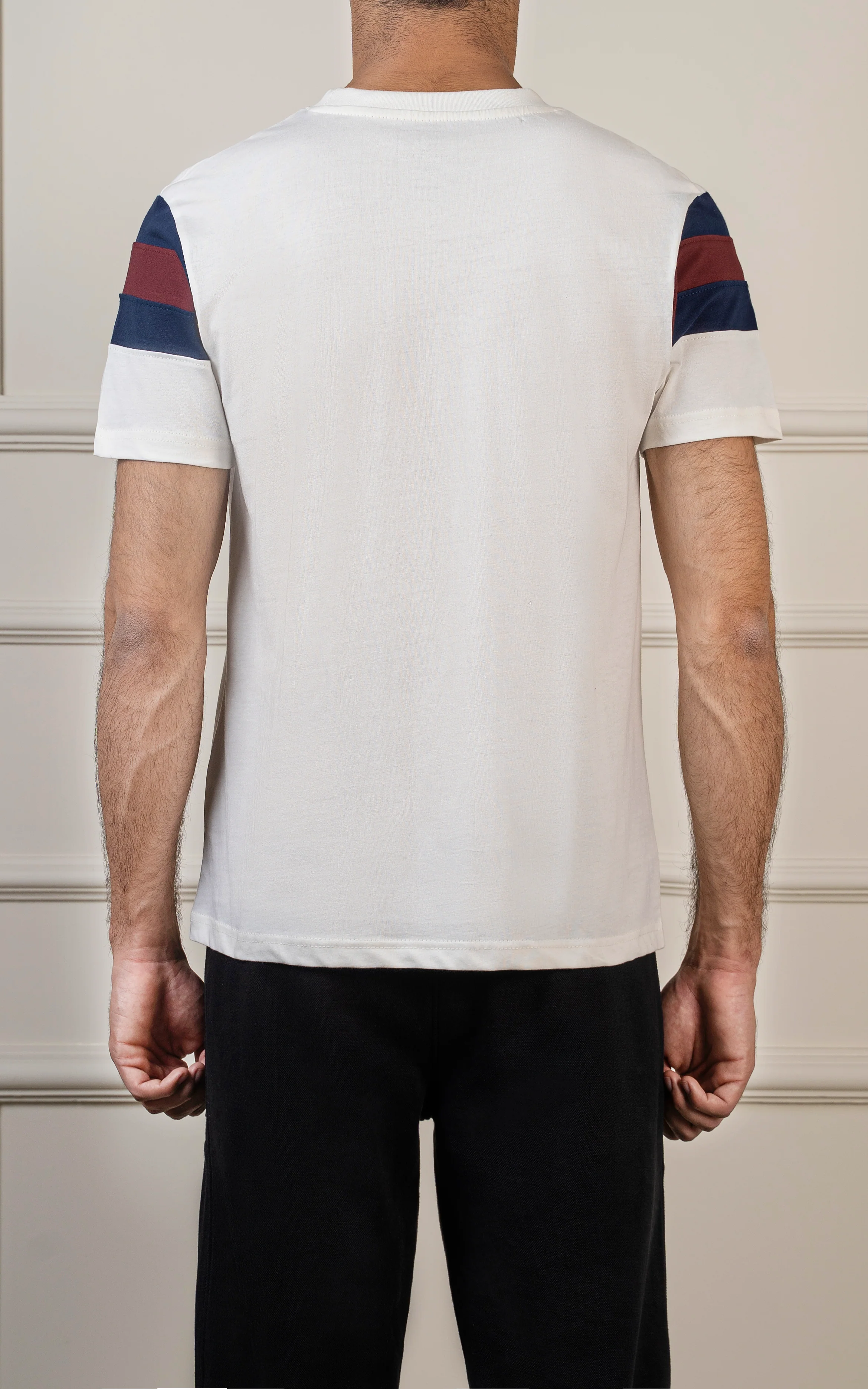 ROUND NECK T SHIRT WHITE - Image 5