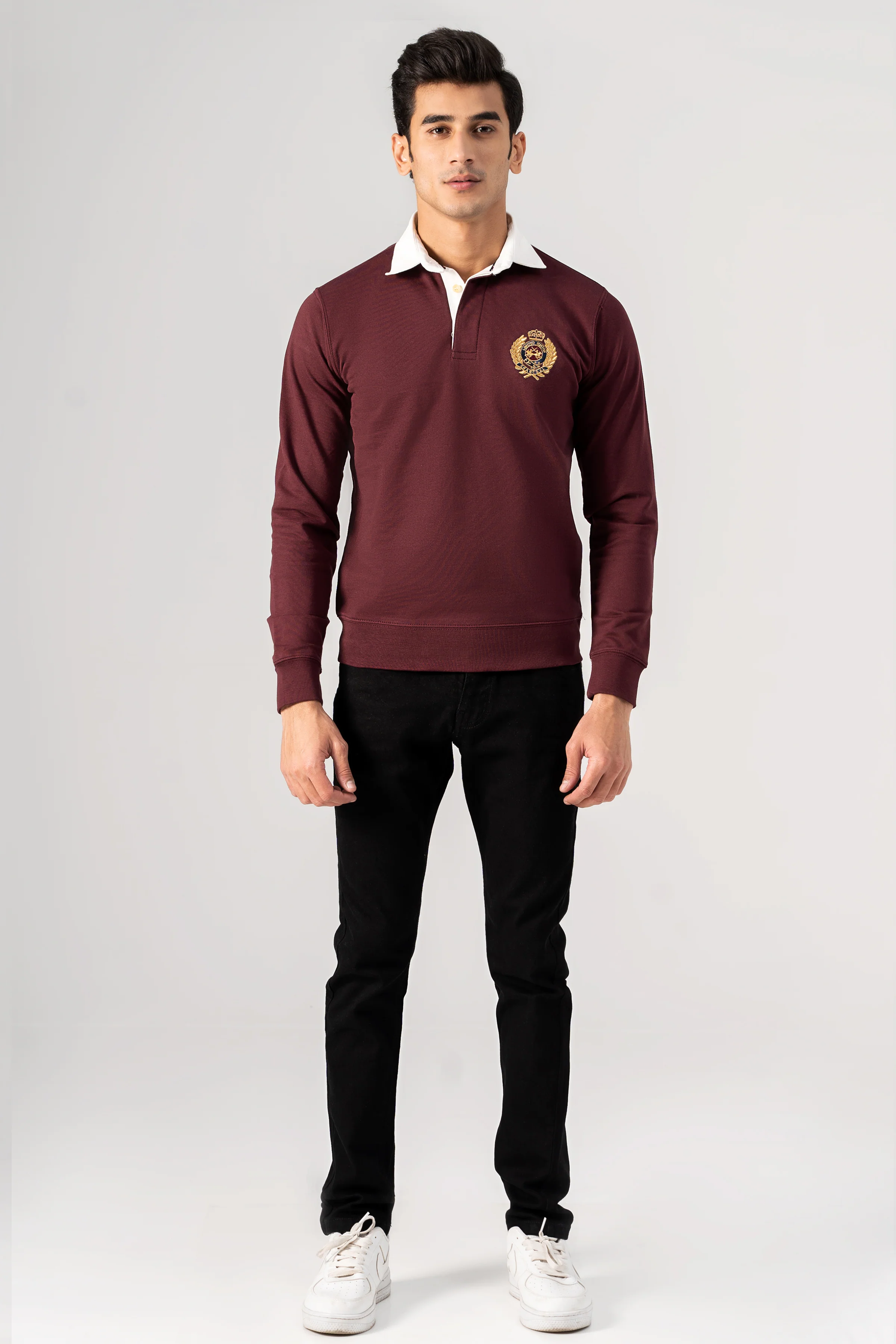 RUGBY SWEAT SHIRT MAROON