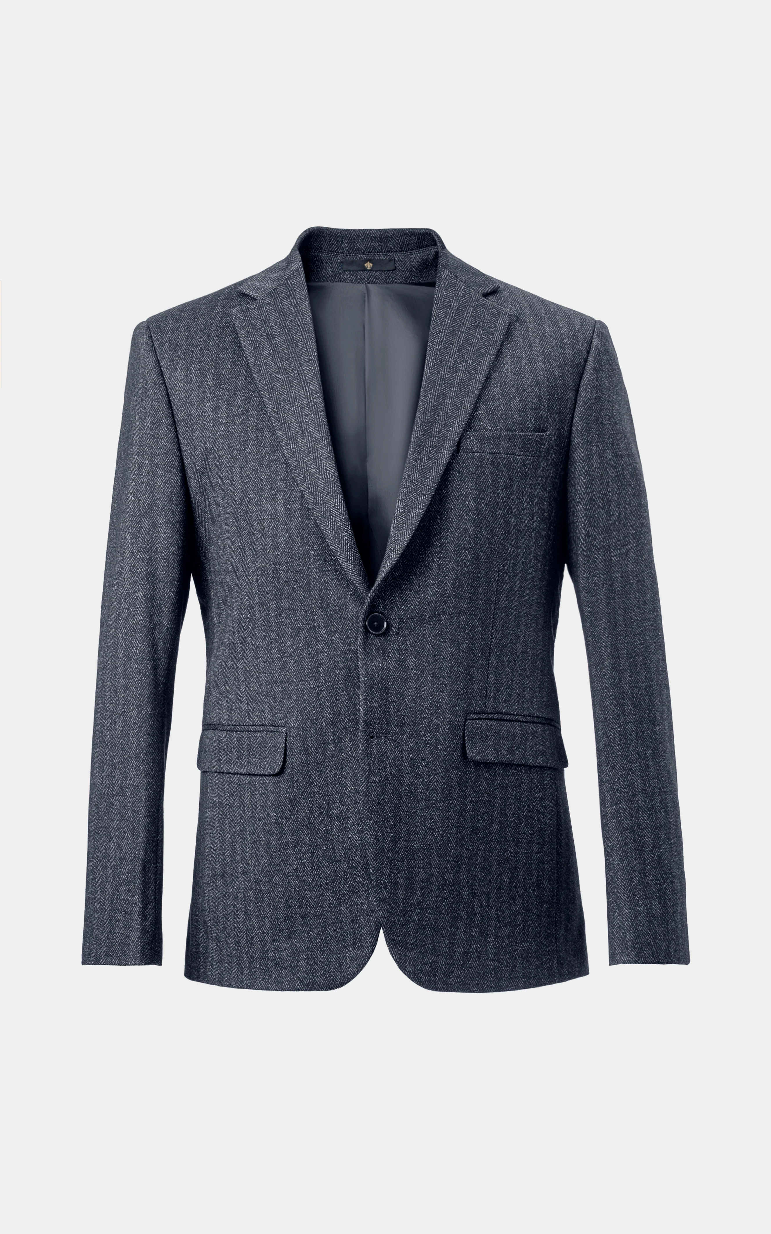 Self Lining Casual Coat Black
