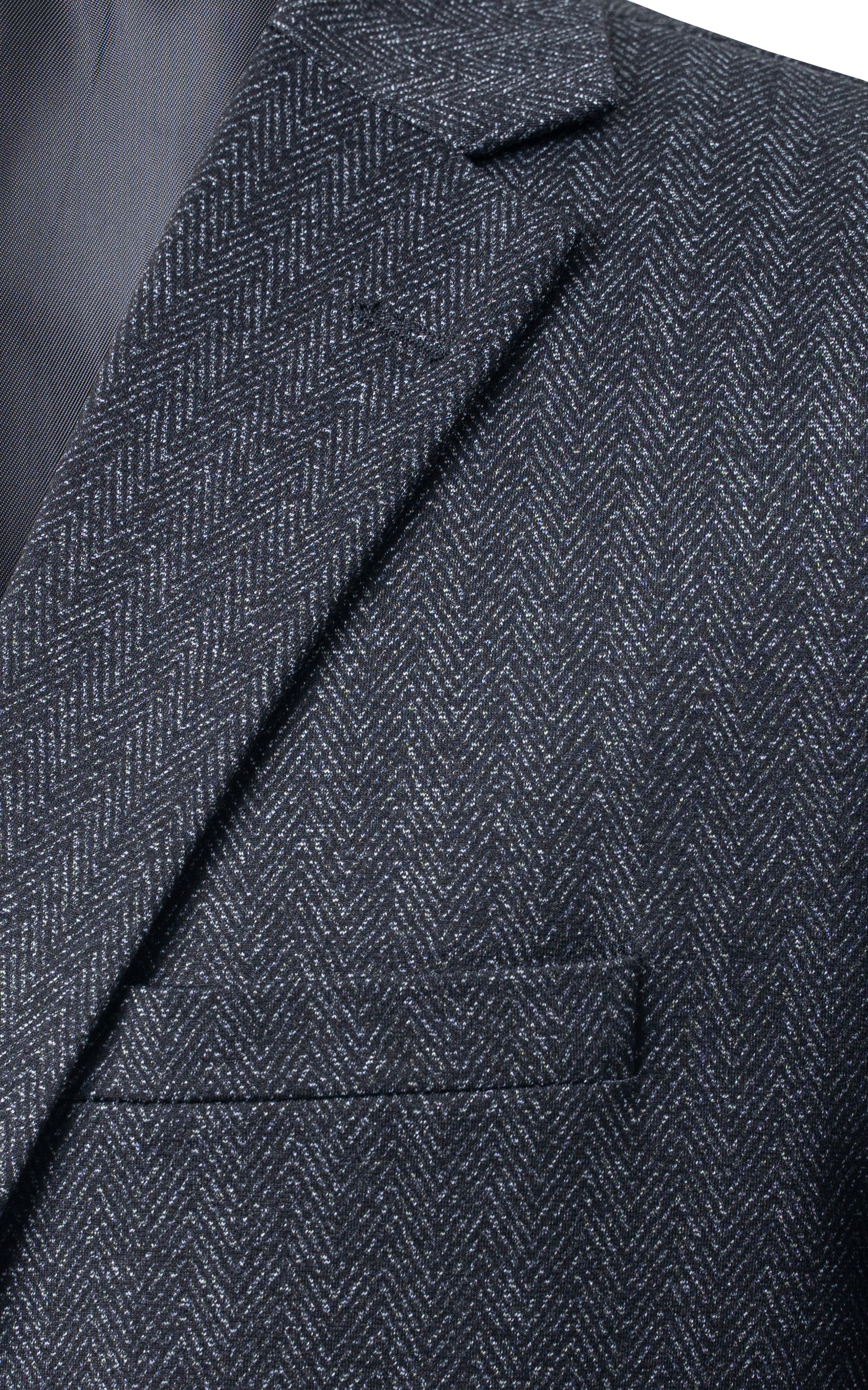 Self Lining Casual Coat Black - Image 2