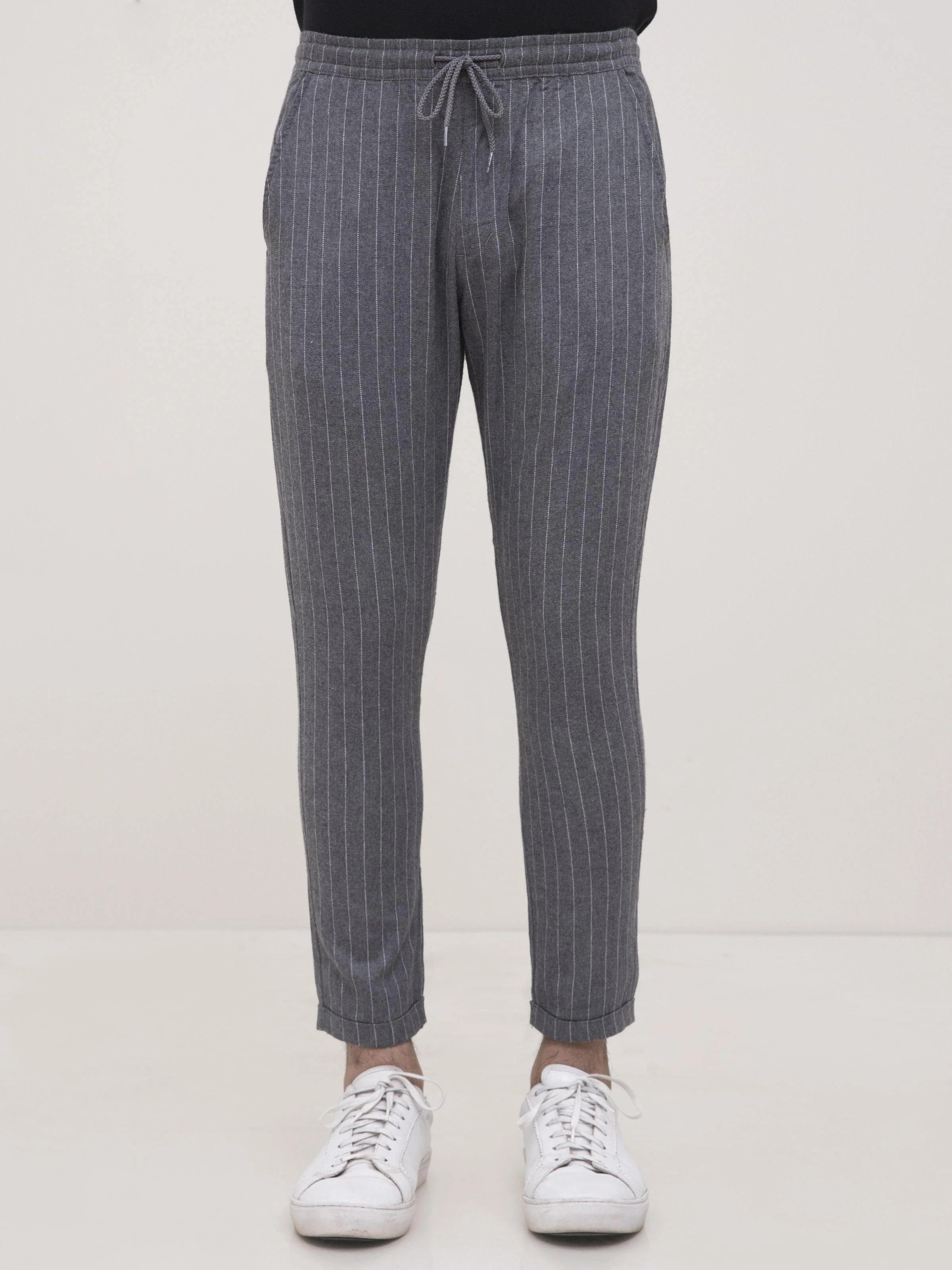 SELF LINING CASUAL TROUSER DARK GREY - Image 2