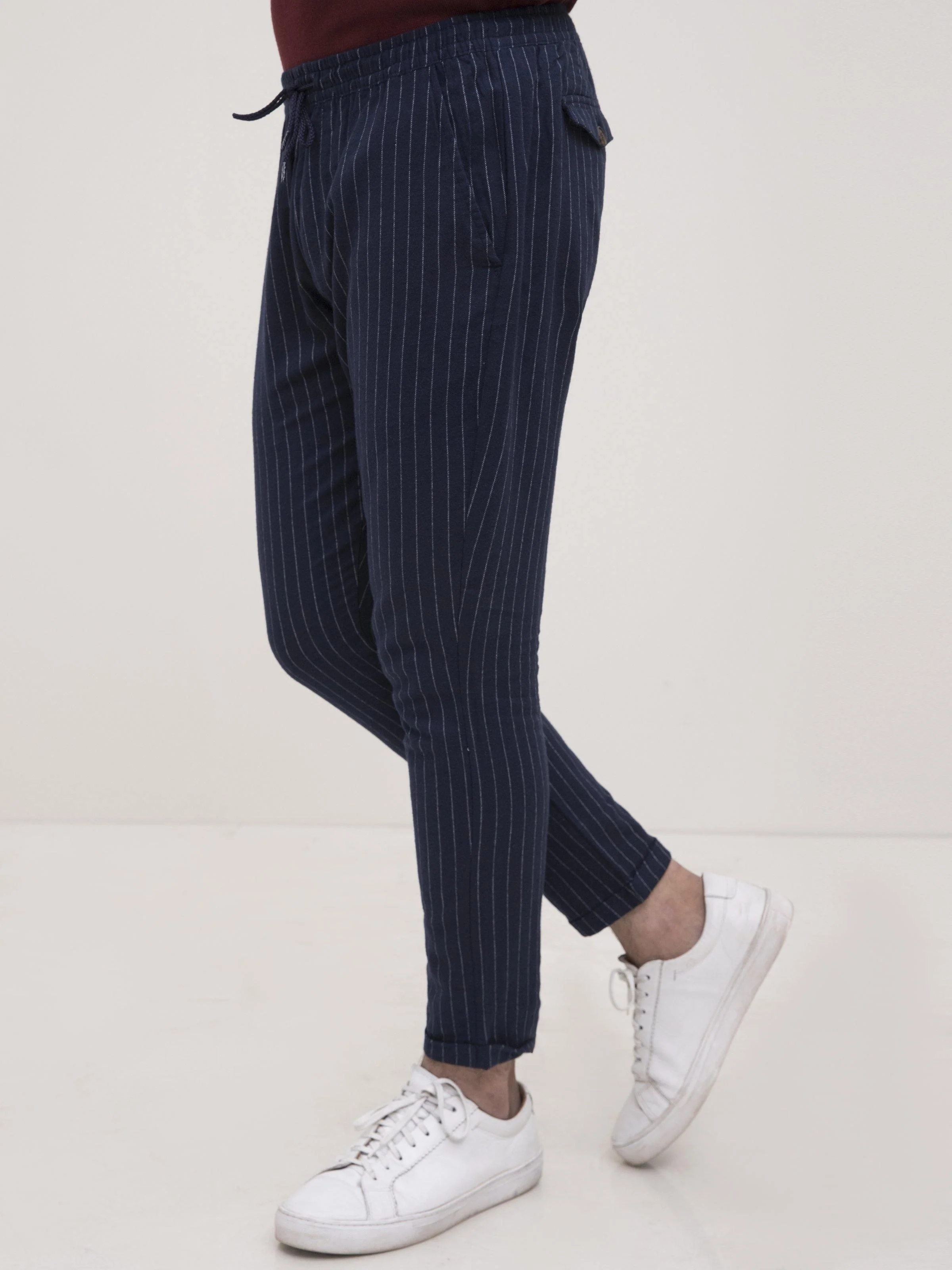 SELF LINING CASUAL TROUSER NAVY