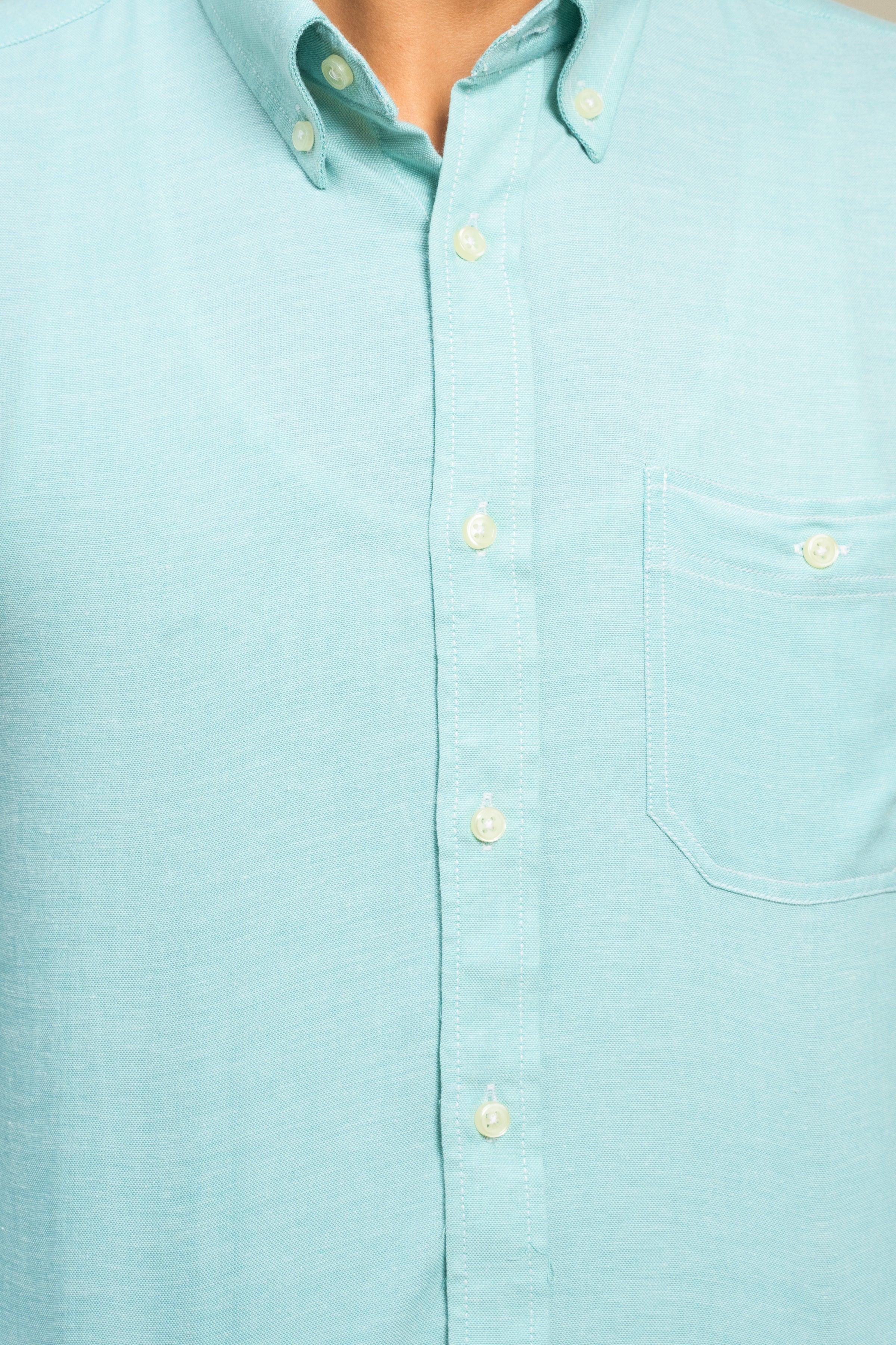 SEMI CASUAL SHIRT GREEN - Image 2