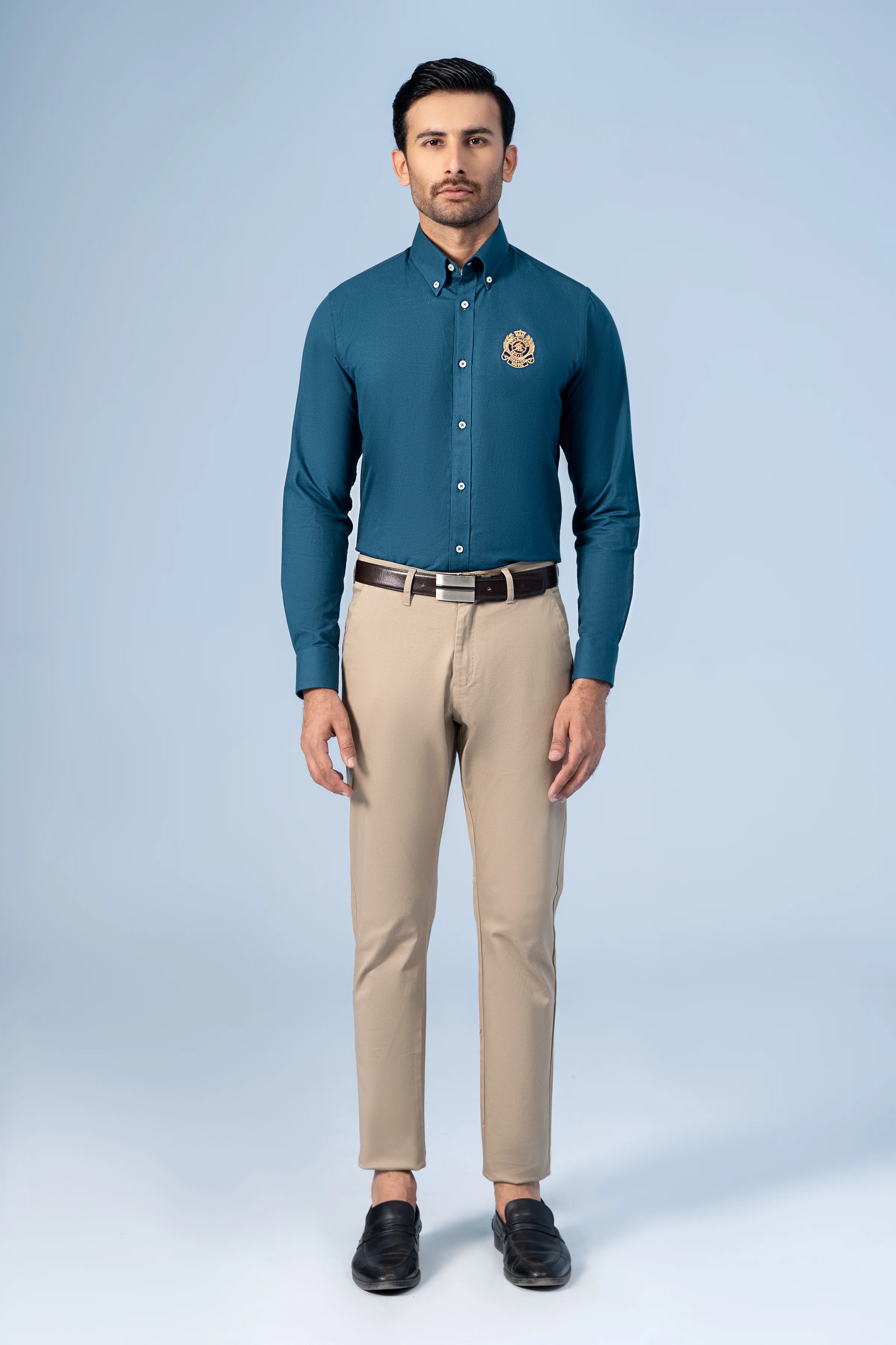 SEMI CASUAL SHIRT GREEN