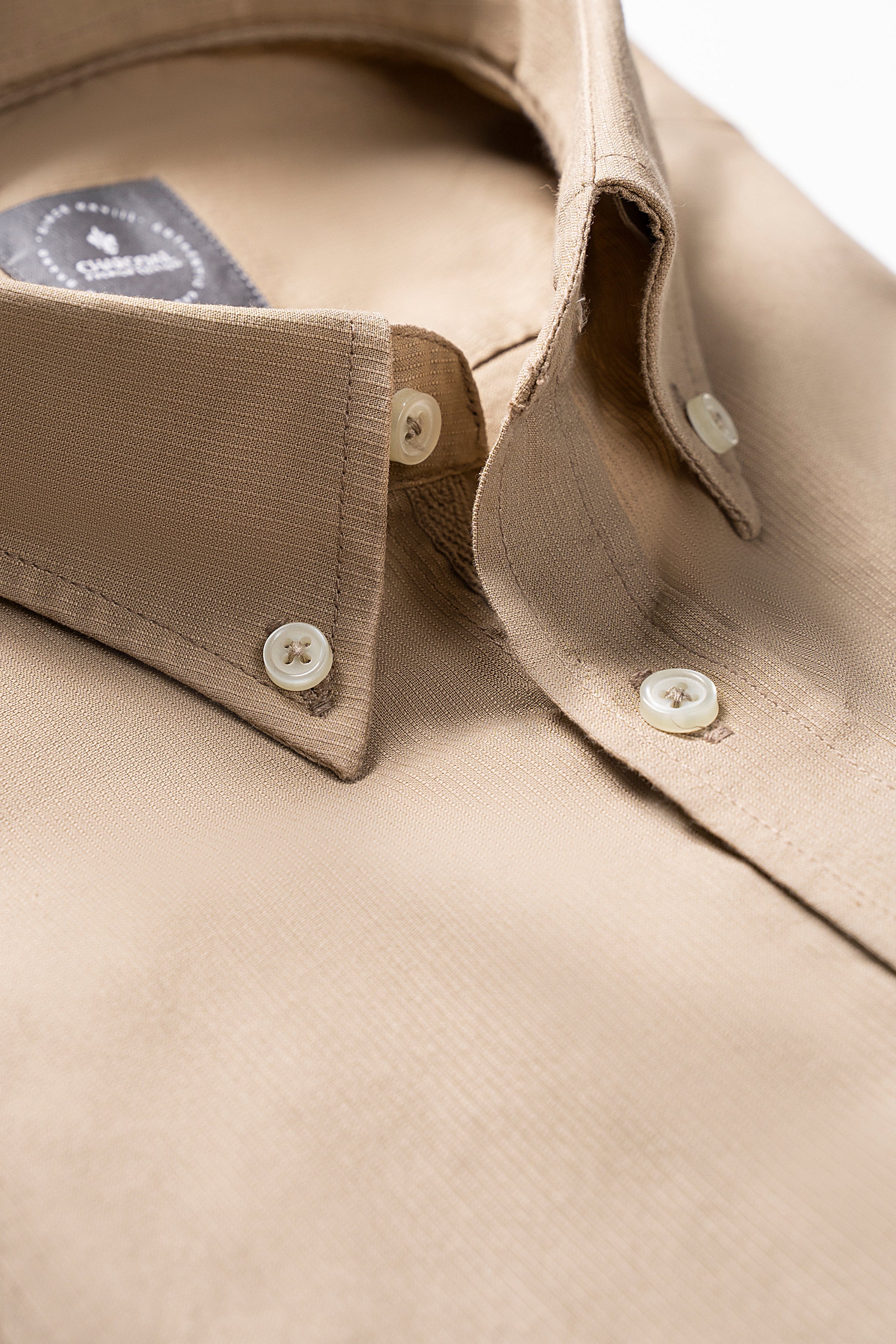 SEMI CASUAL SHIRT KHAKI - Image 2