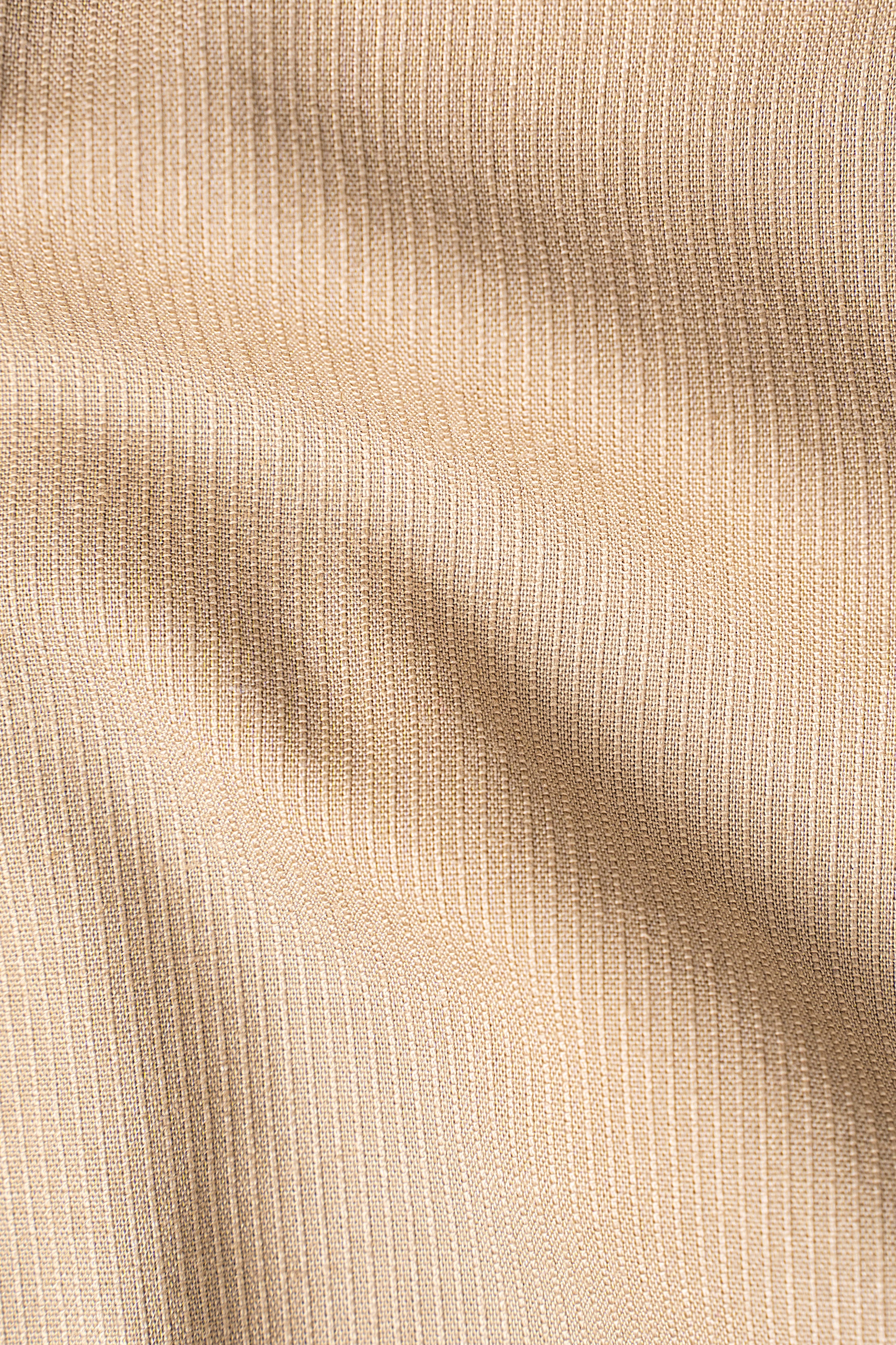 SEMI CASUAL SHIRT KHAKI - Image 3
