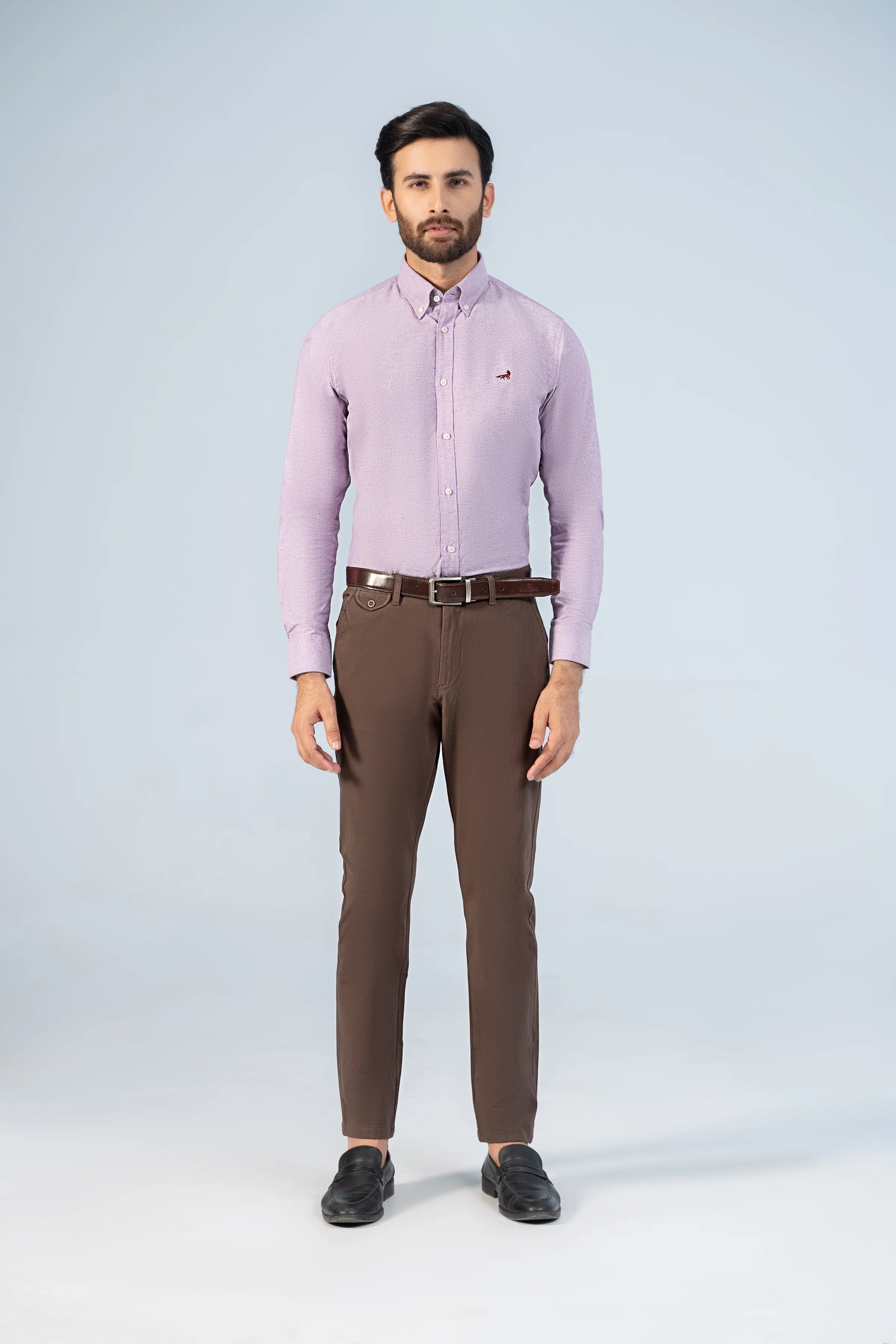 SEMI CASUAL SHIRT PURPLE