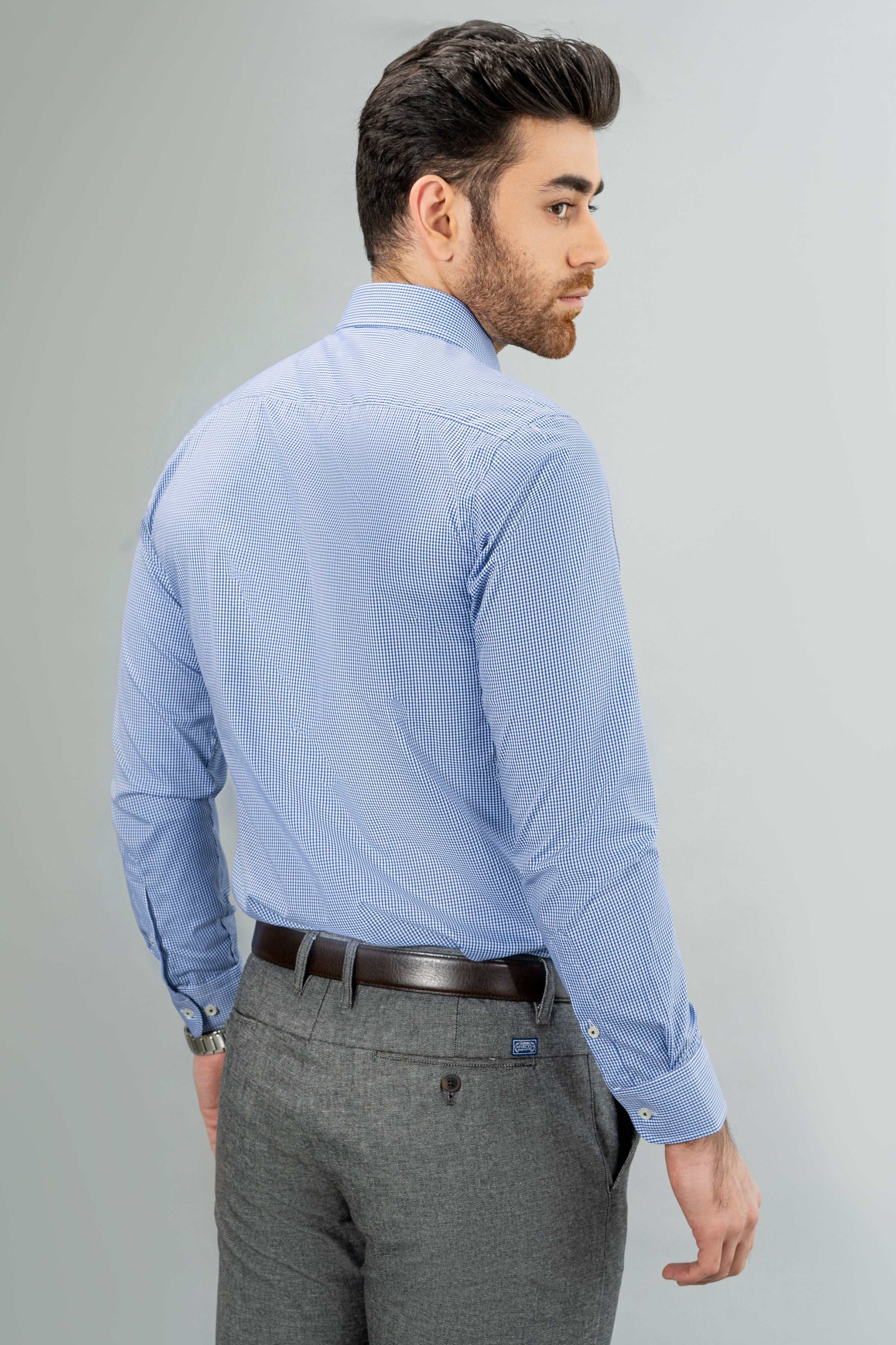 SEMI FORMAL BLUE WHITE - Image 4