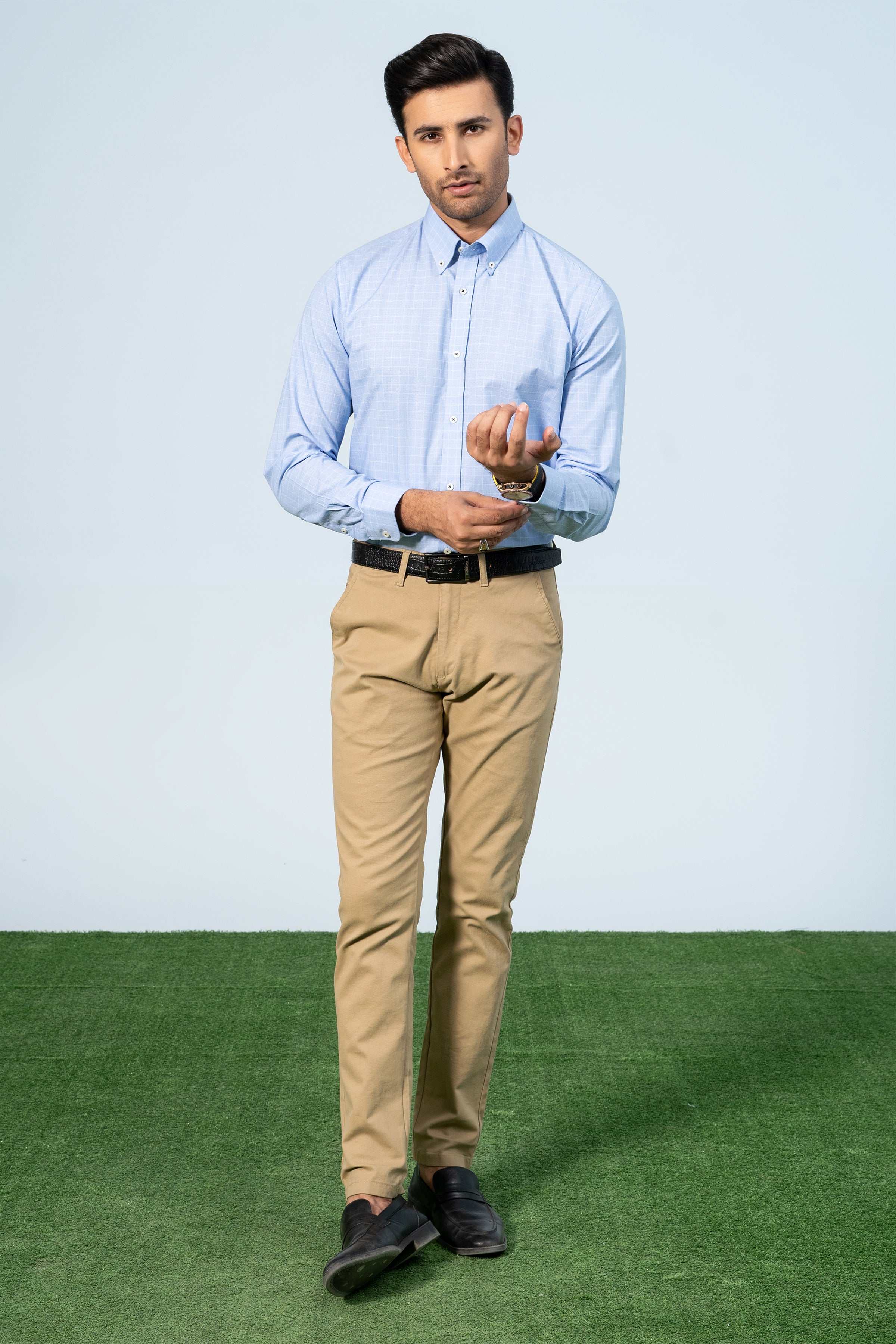SEMI FORMAL BLUE WHITE