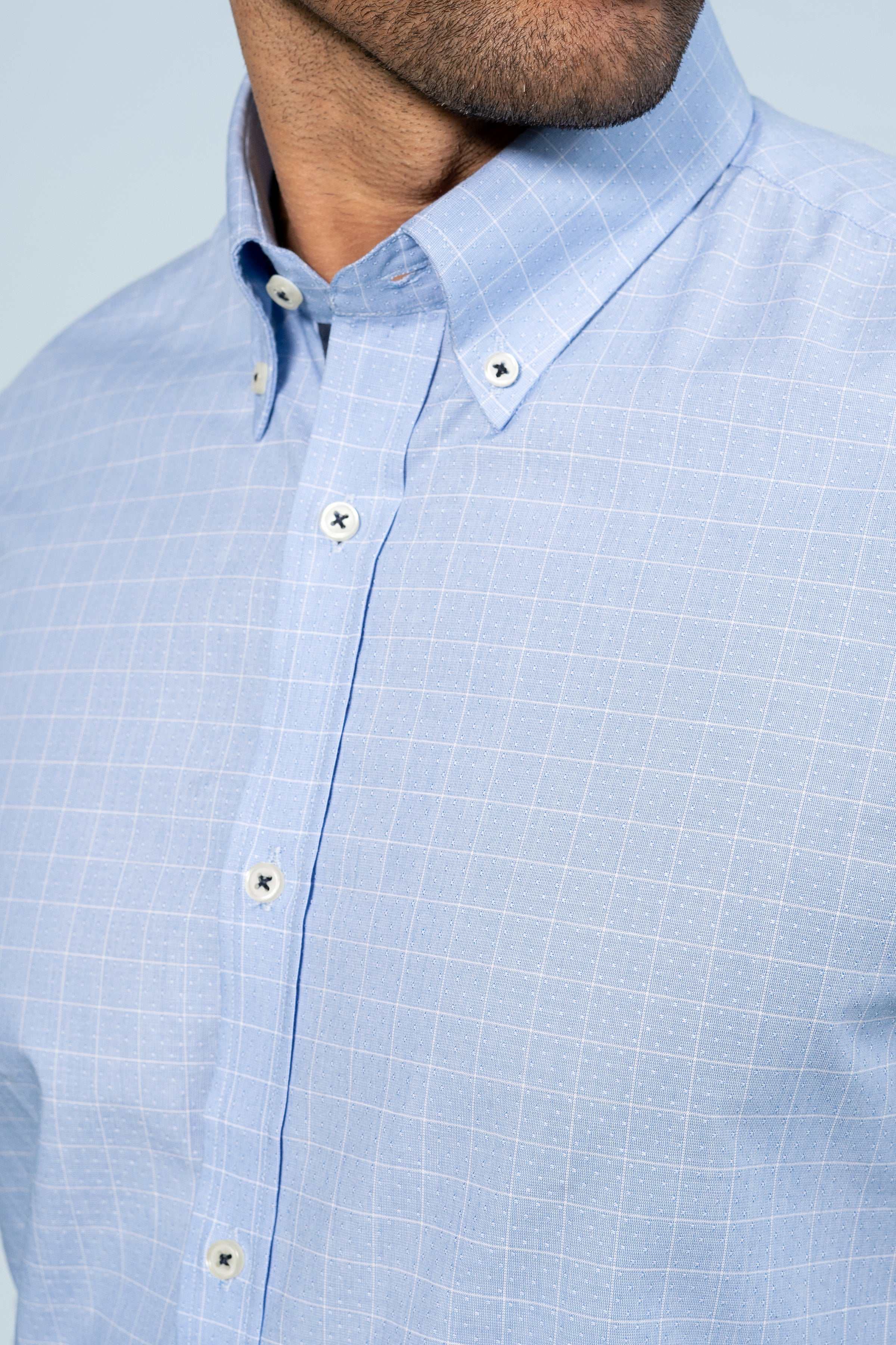SEMI FORMAL BLUE WHITE - Image 4