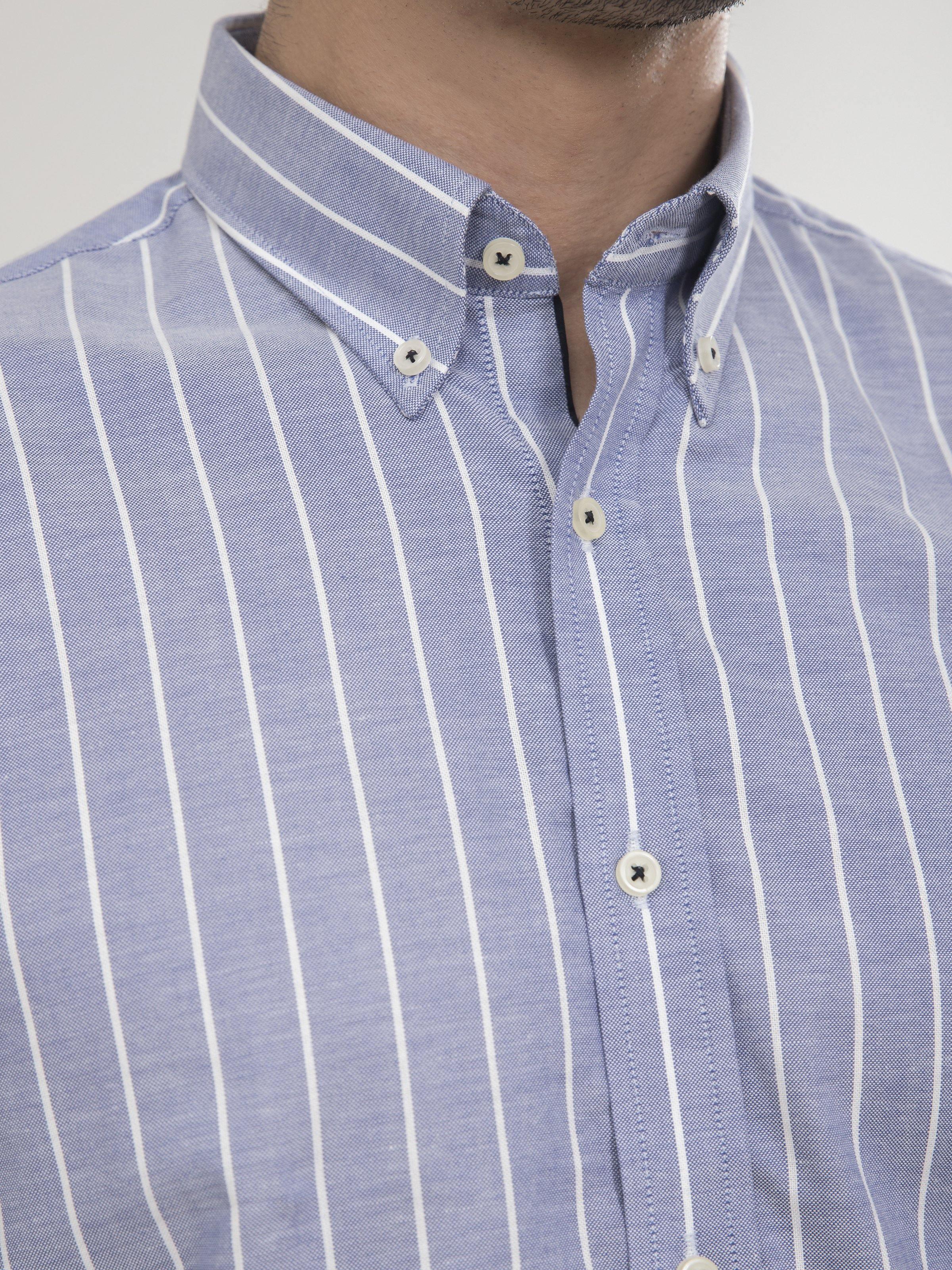 SEMI FORMAL FULL SLEEVES SKY WHITE LINING - Image 3