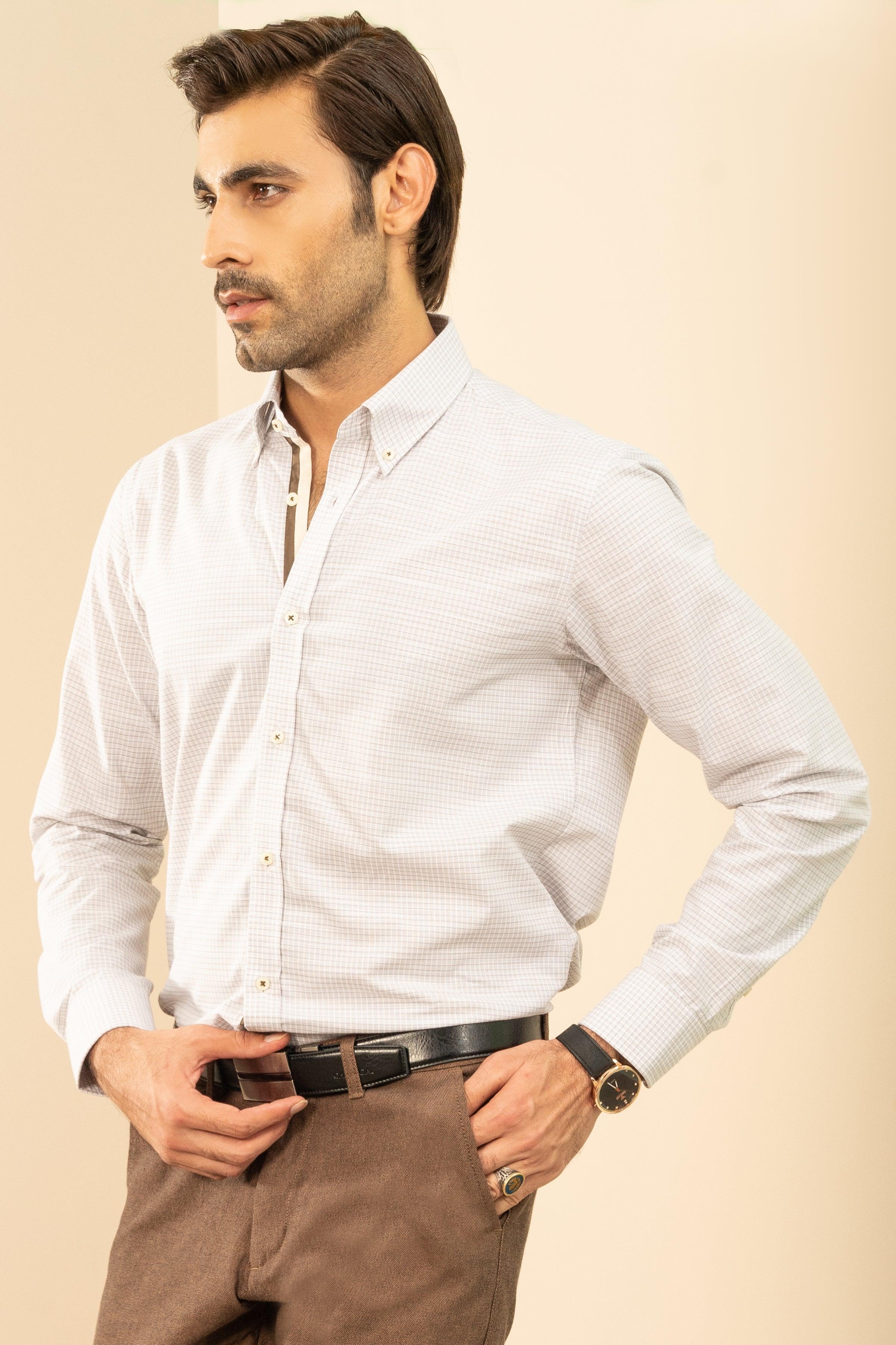 SEMI FORMAL GREY WHITE