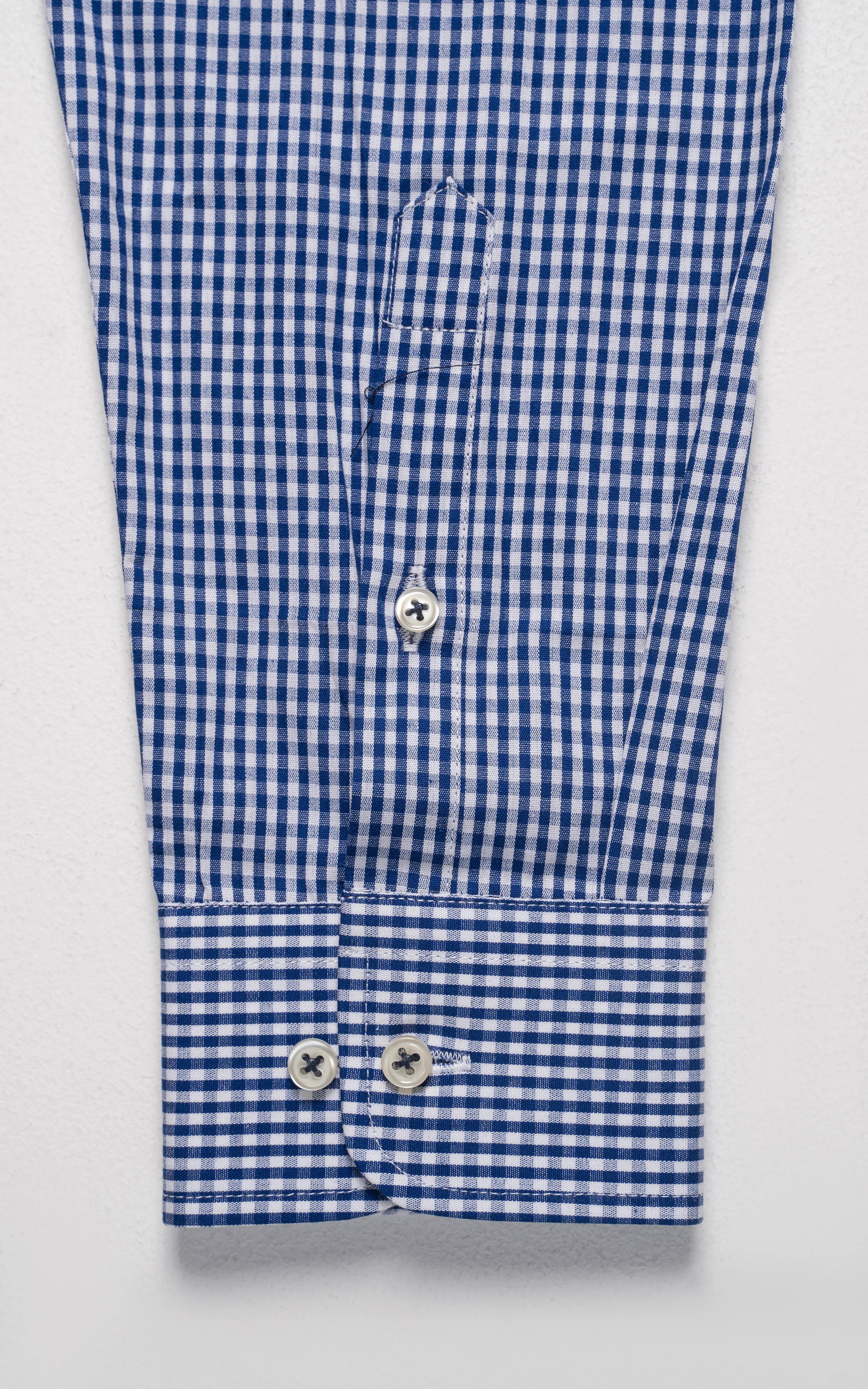 SEMI FORMAL SHIRT BLACK WHITE CHECK - Image 4
