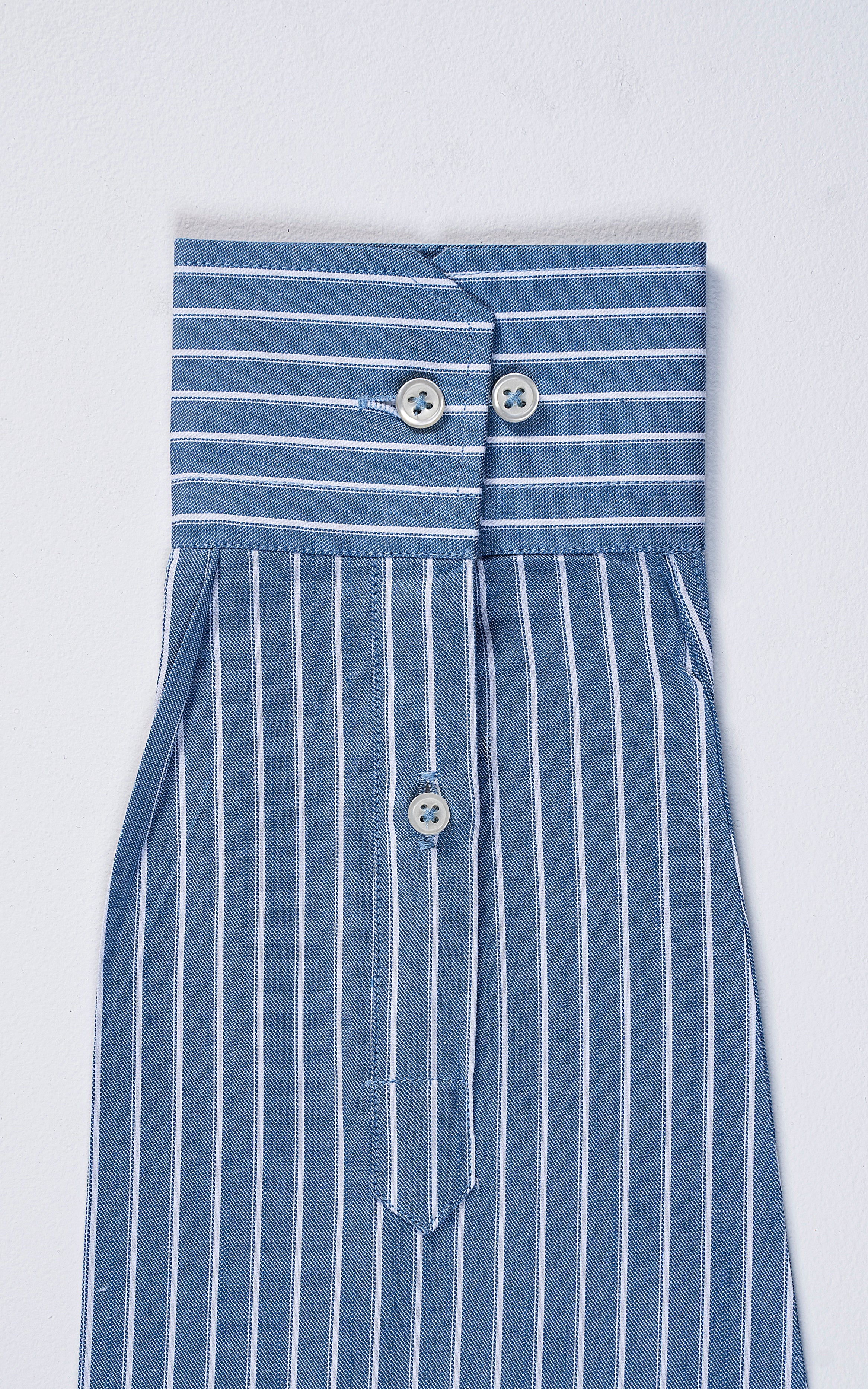 SEMI FORMAL SHIRT BLUE - Image 4