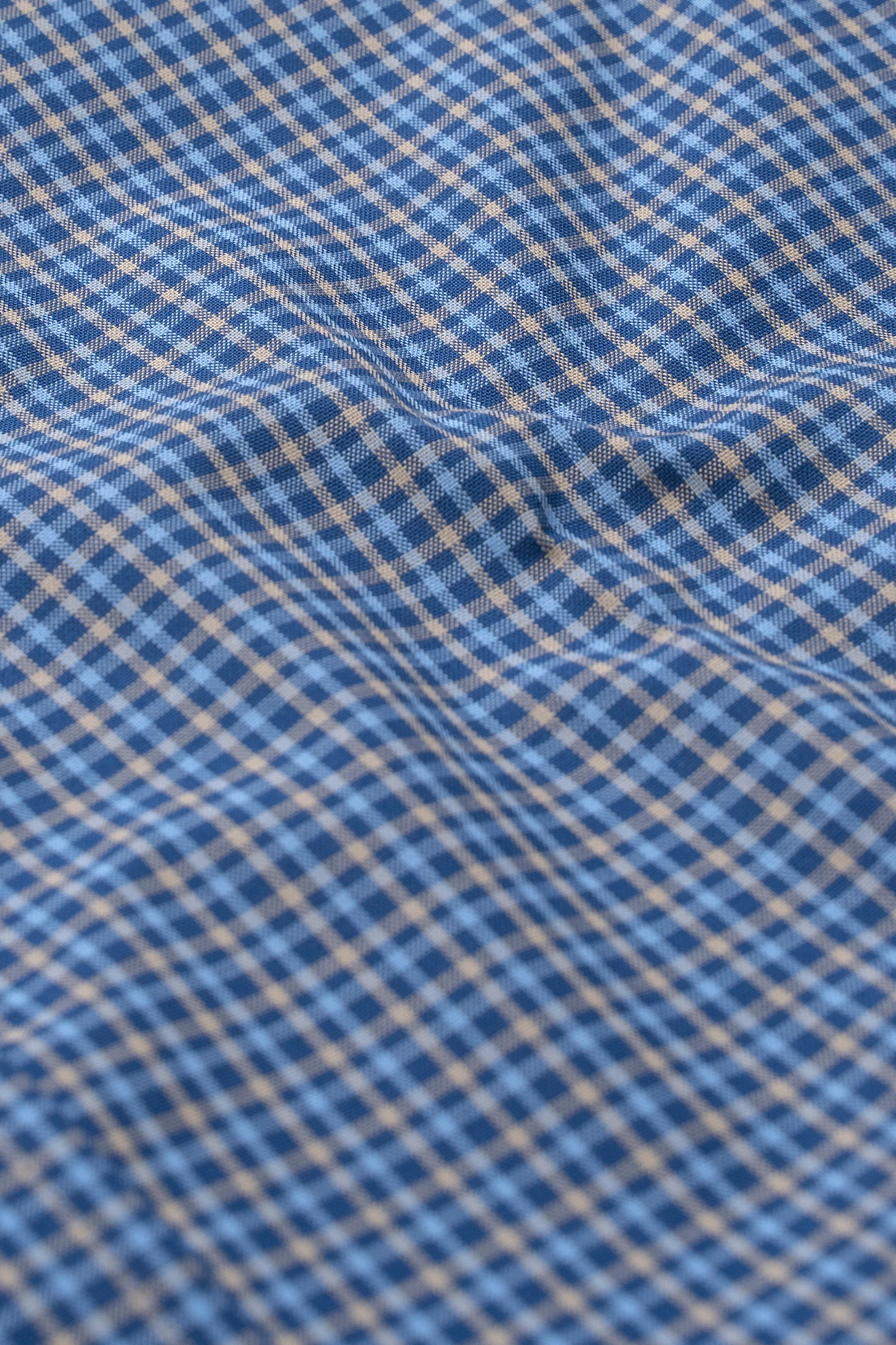 SEMI FORMAL SHIRT NAVY KHAKI - Image 3