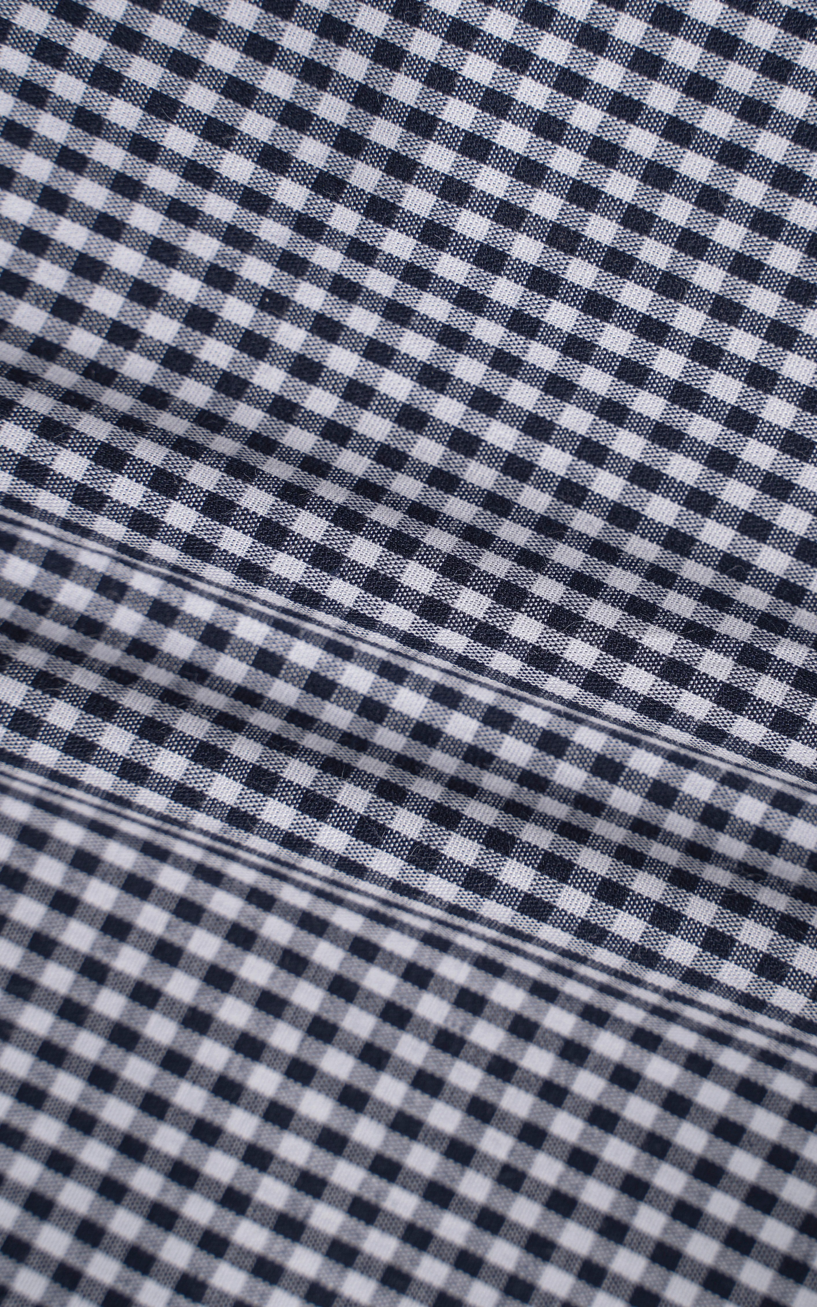 SEMI FORMAL SHIRT WHITE BLUE CHECK - Image 3