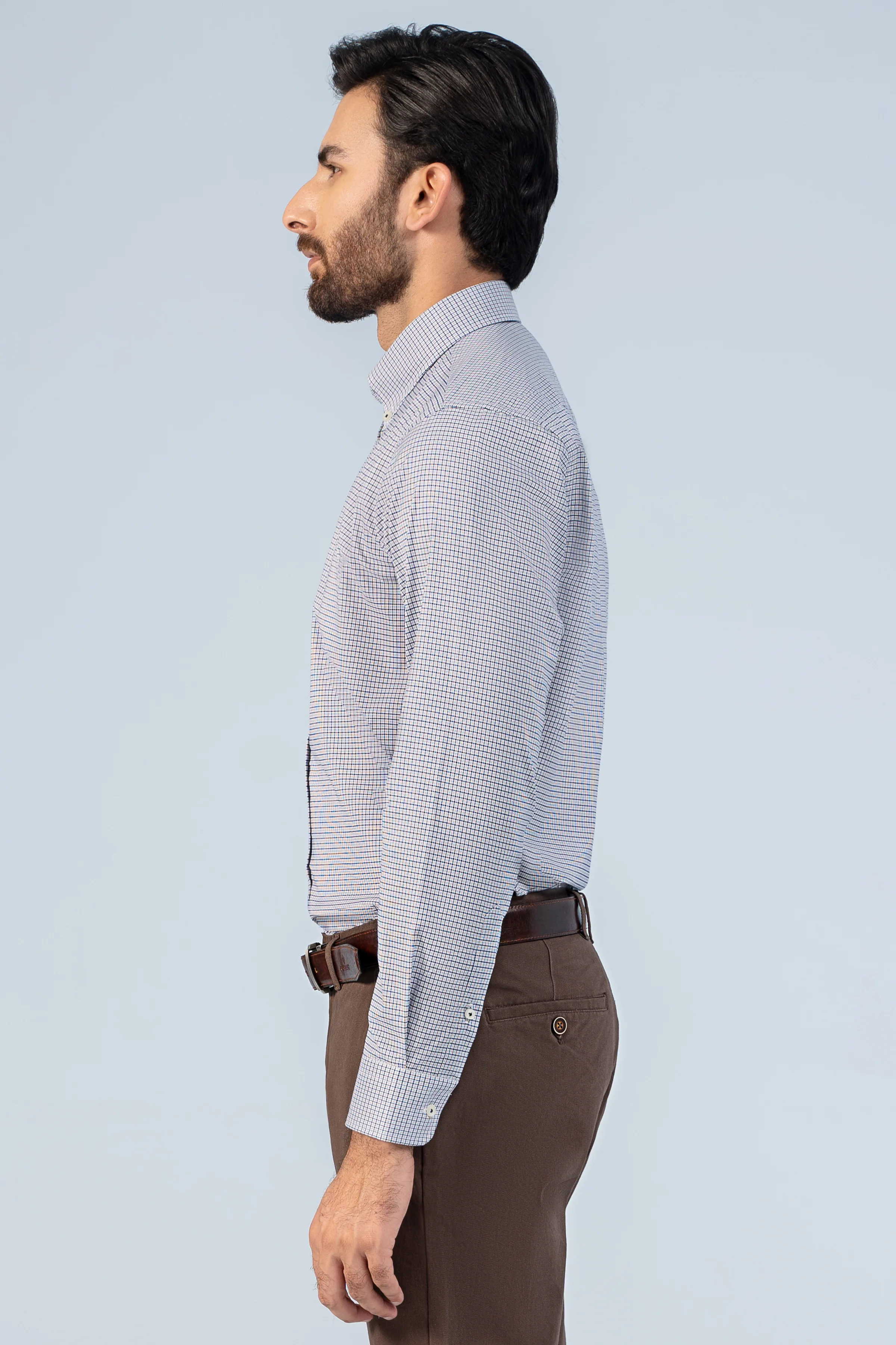 SEMI FORMAL SHIRTS BLUSIH GREY - Image 3