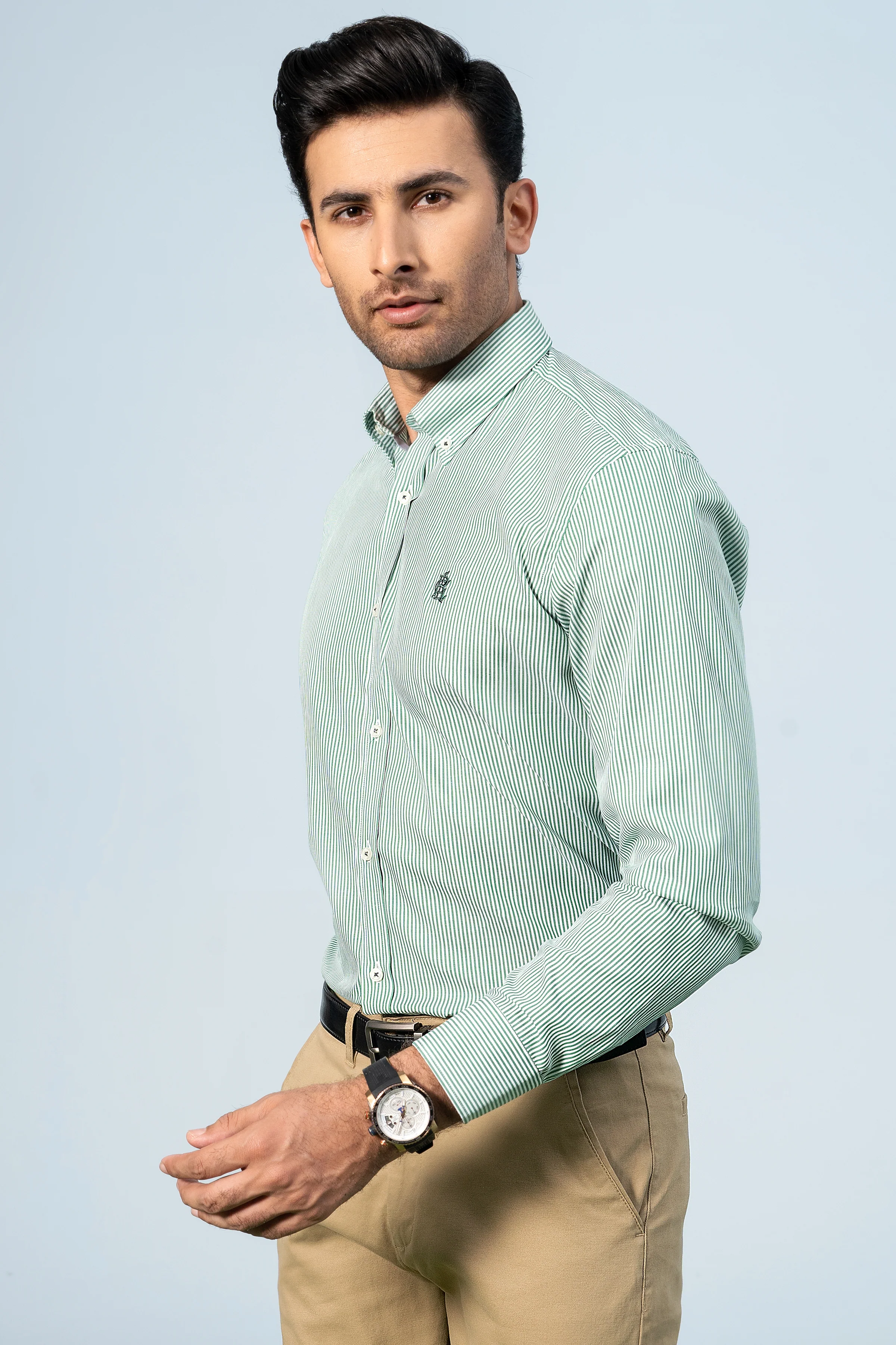 SEMI FORMAL SHIRTS GREEN LINE - Image 2