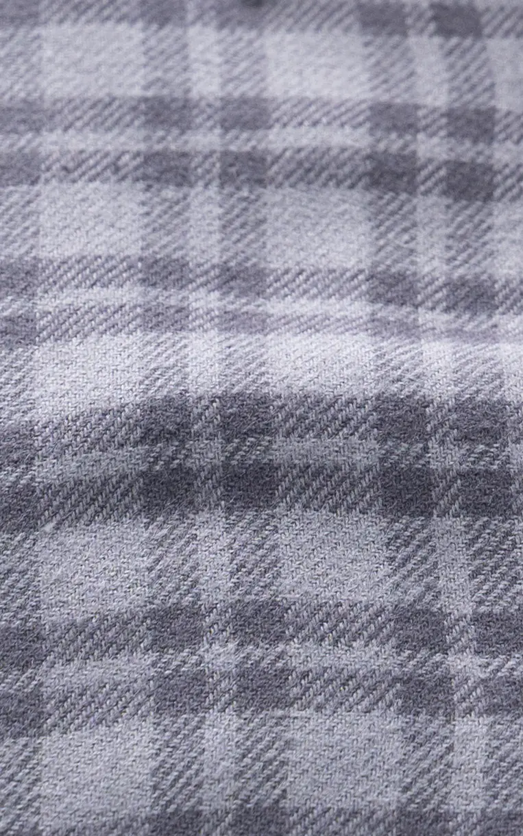 SEMI FORMAL SMART FIT SHIRT GREY CHECK - Image 3