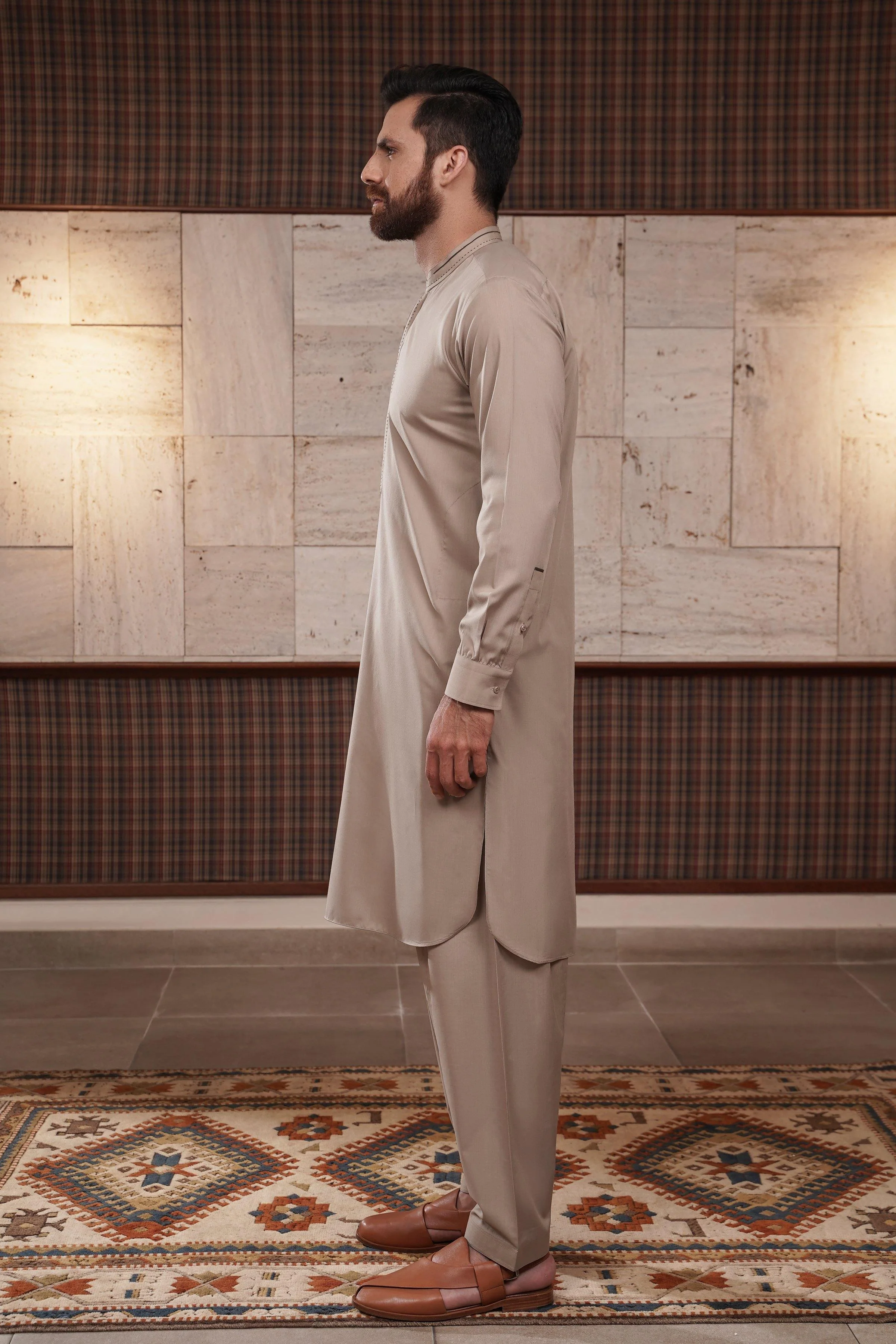 SHALWAR KAMEEZ KHAKI - Image 5