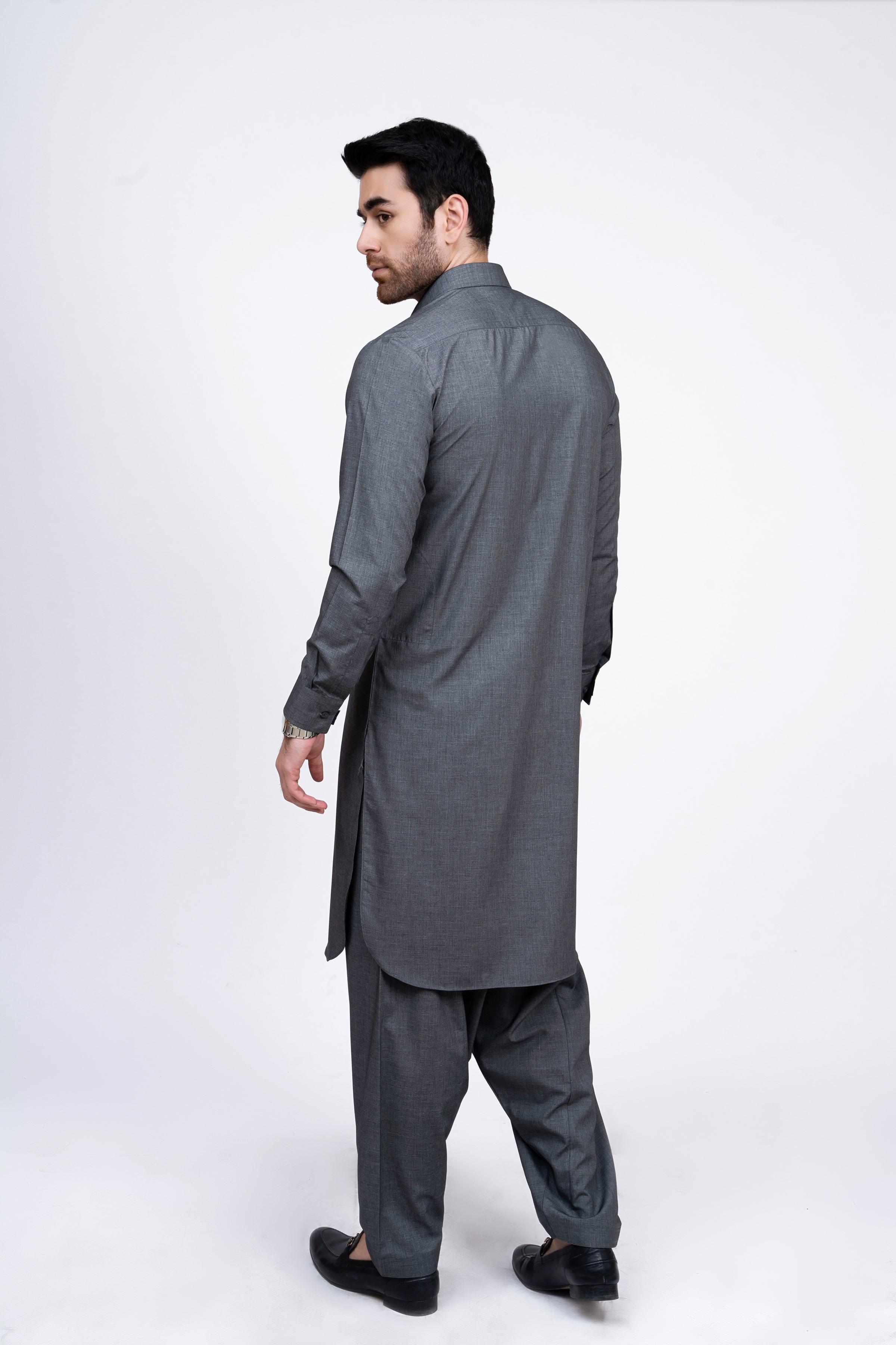 SHALWAR KAMEEZ CHARCOAL GREY - Image 3