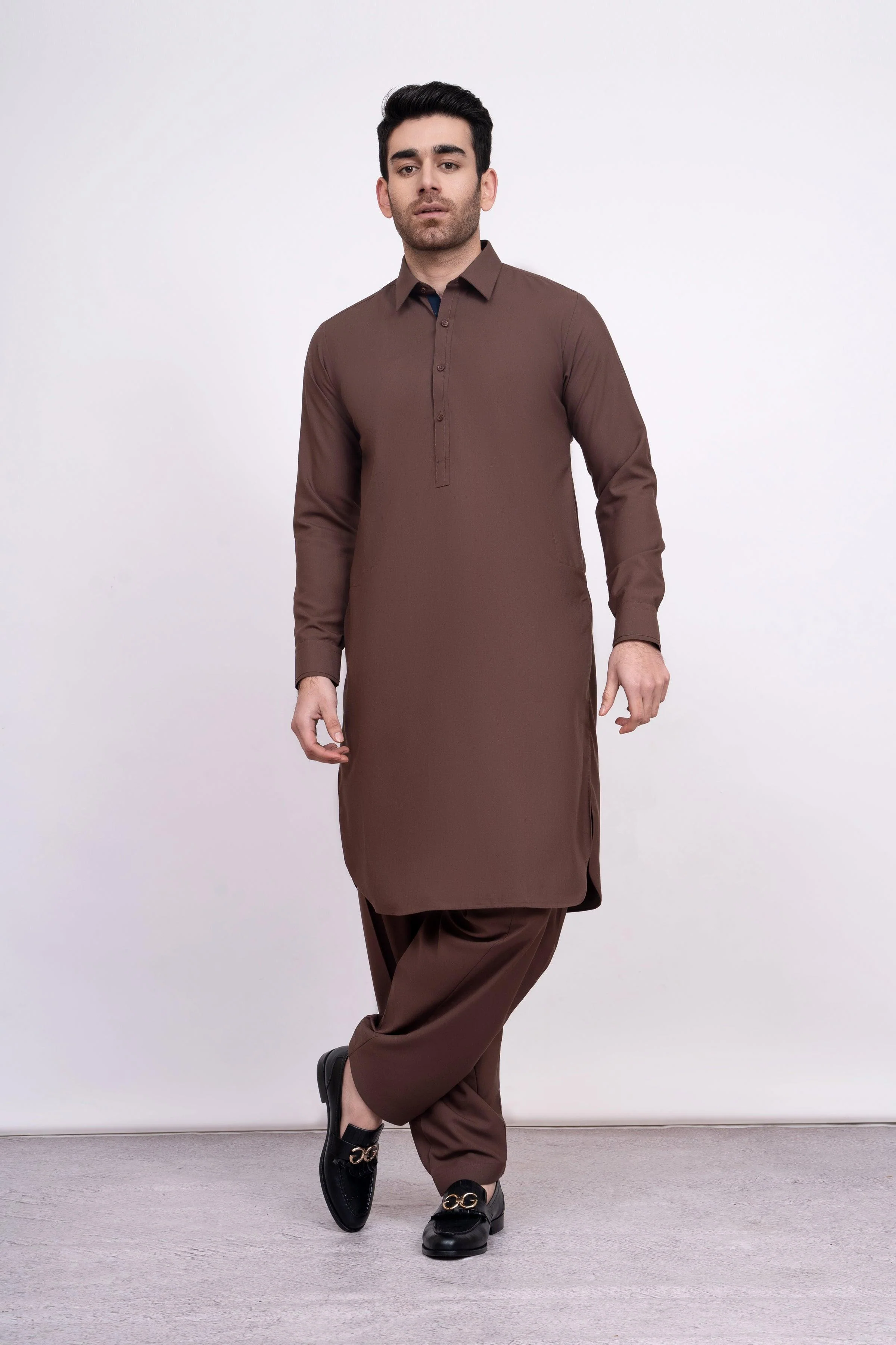 SHALWAR KAMEEZ CHOCOLATE BROWN