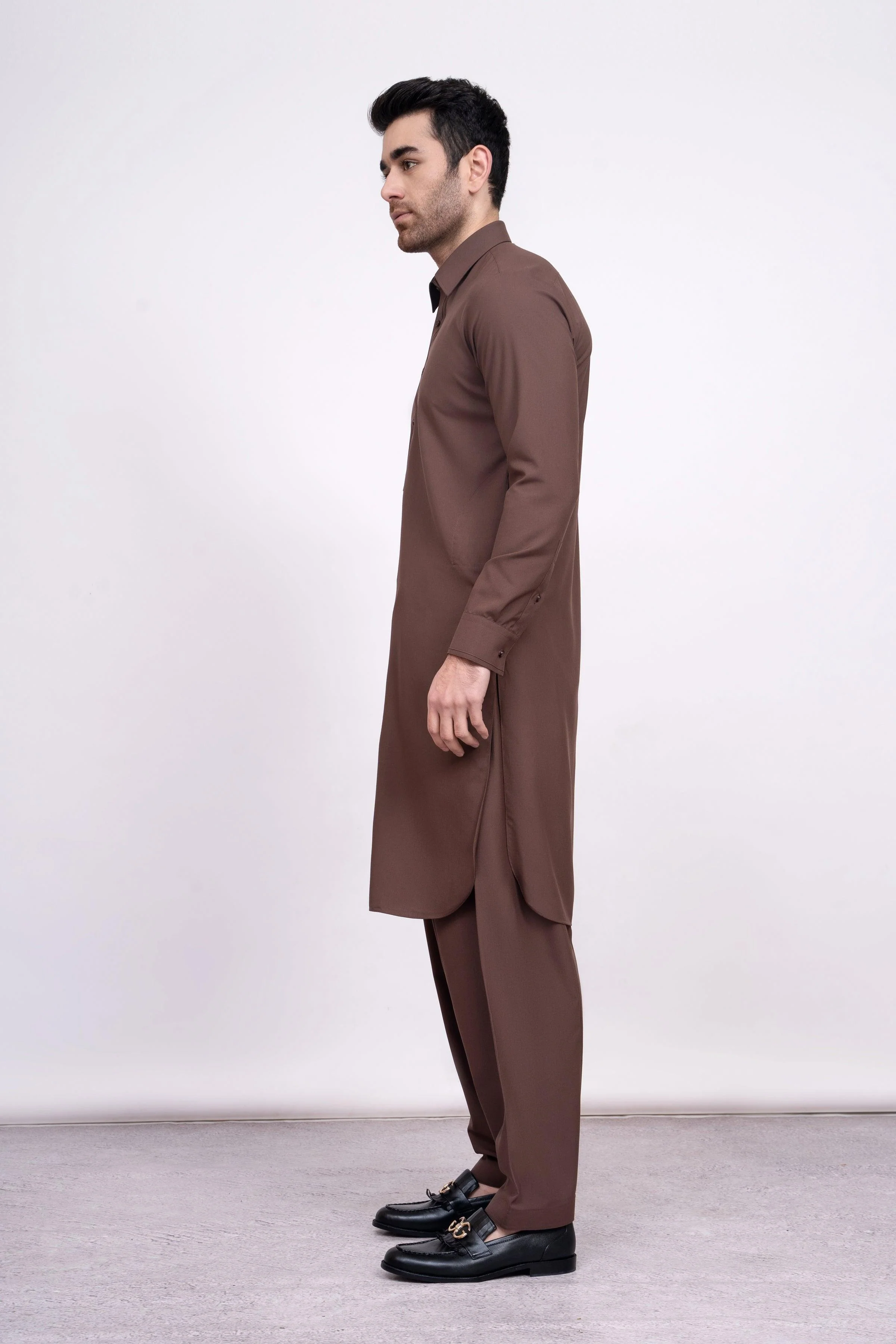SHALWAR KAMEEZ CHOCOLATE BROWN - Image 2