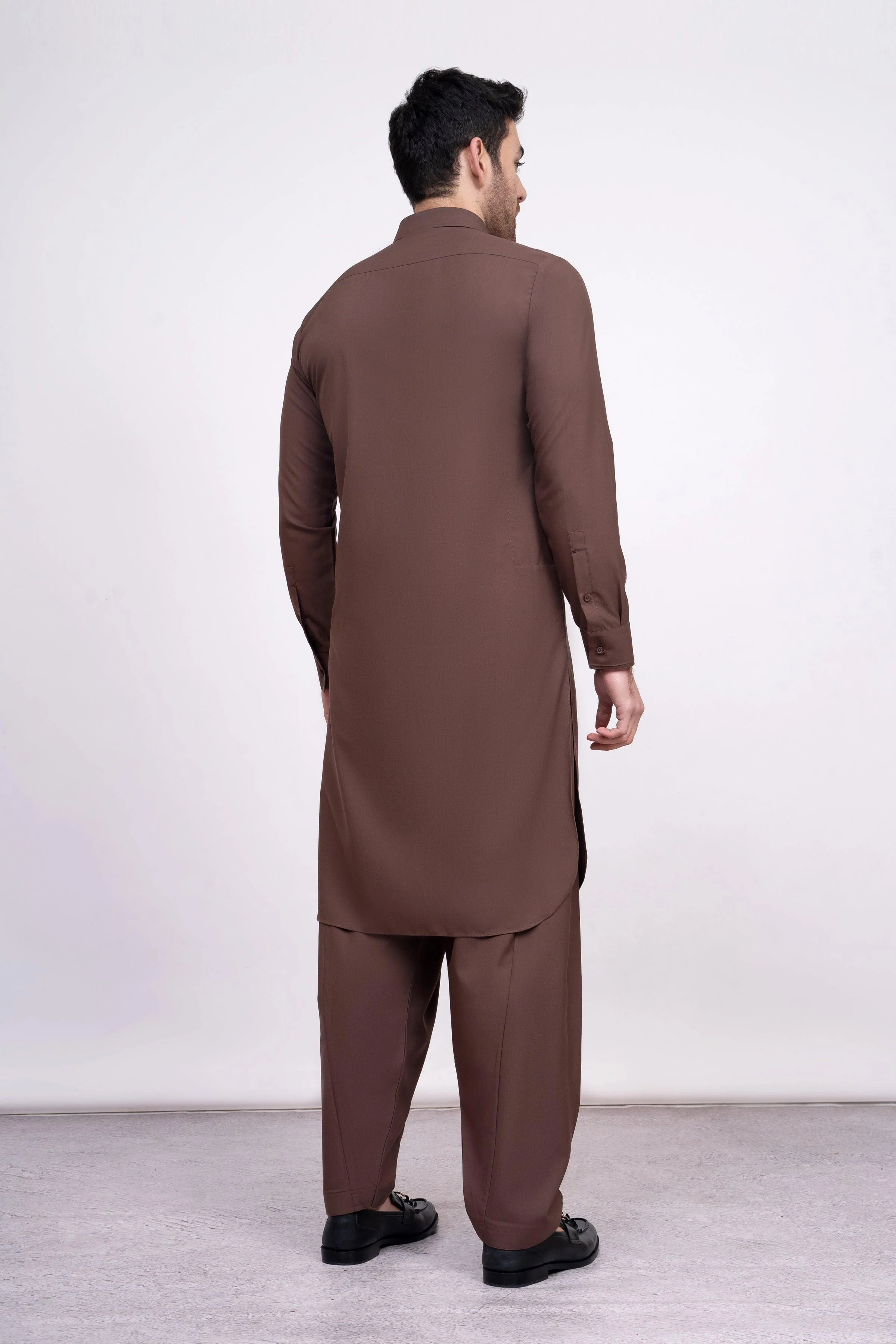 SHALWAR KAMEEZ CHOCOLATE BROWN - Image 3