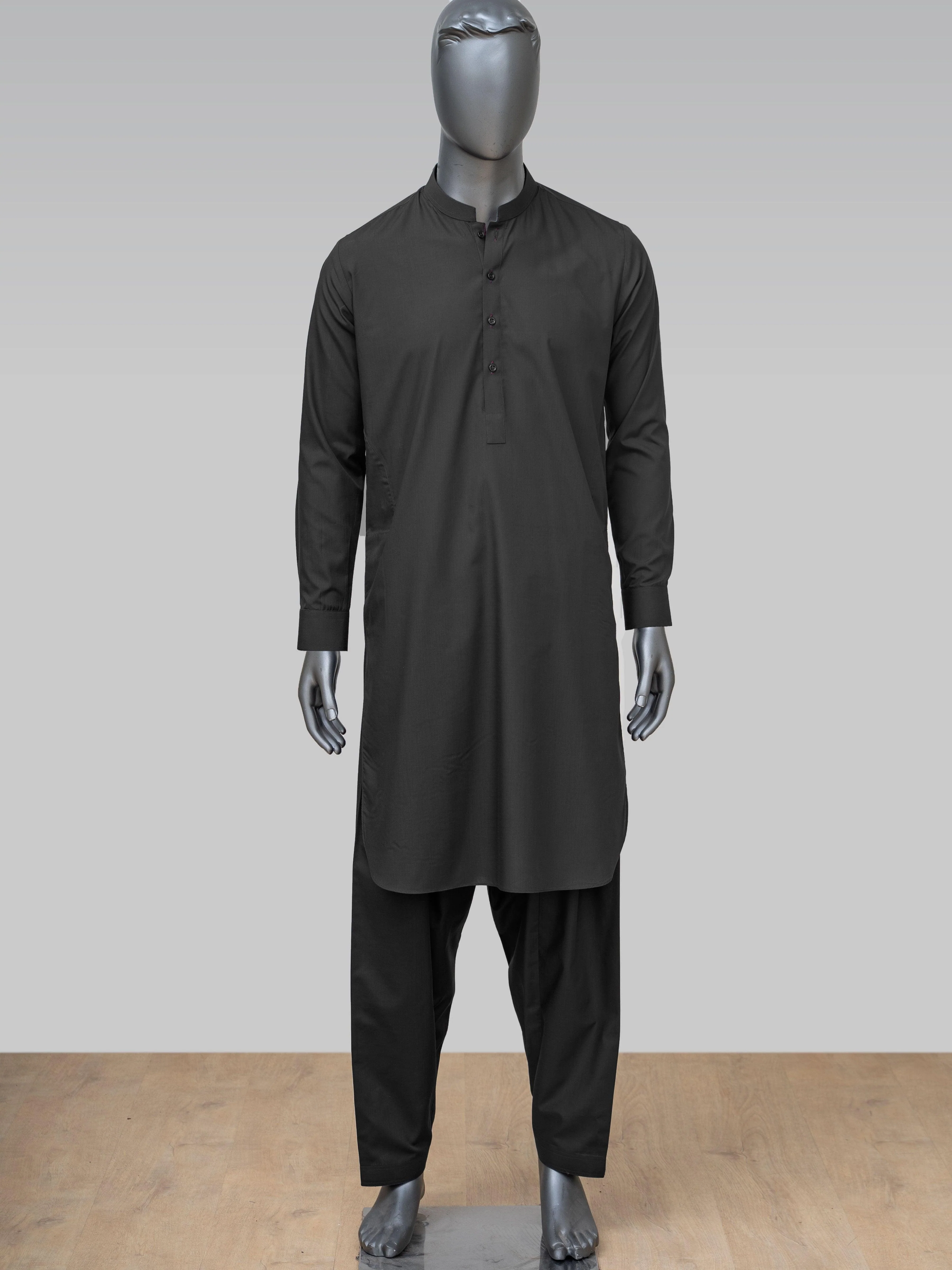 SHALWAR KAMEEZ DARK GREY
