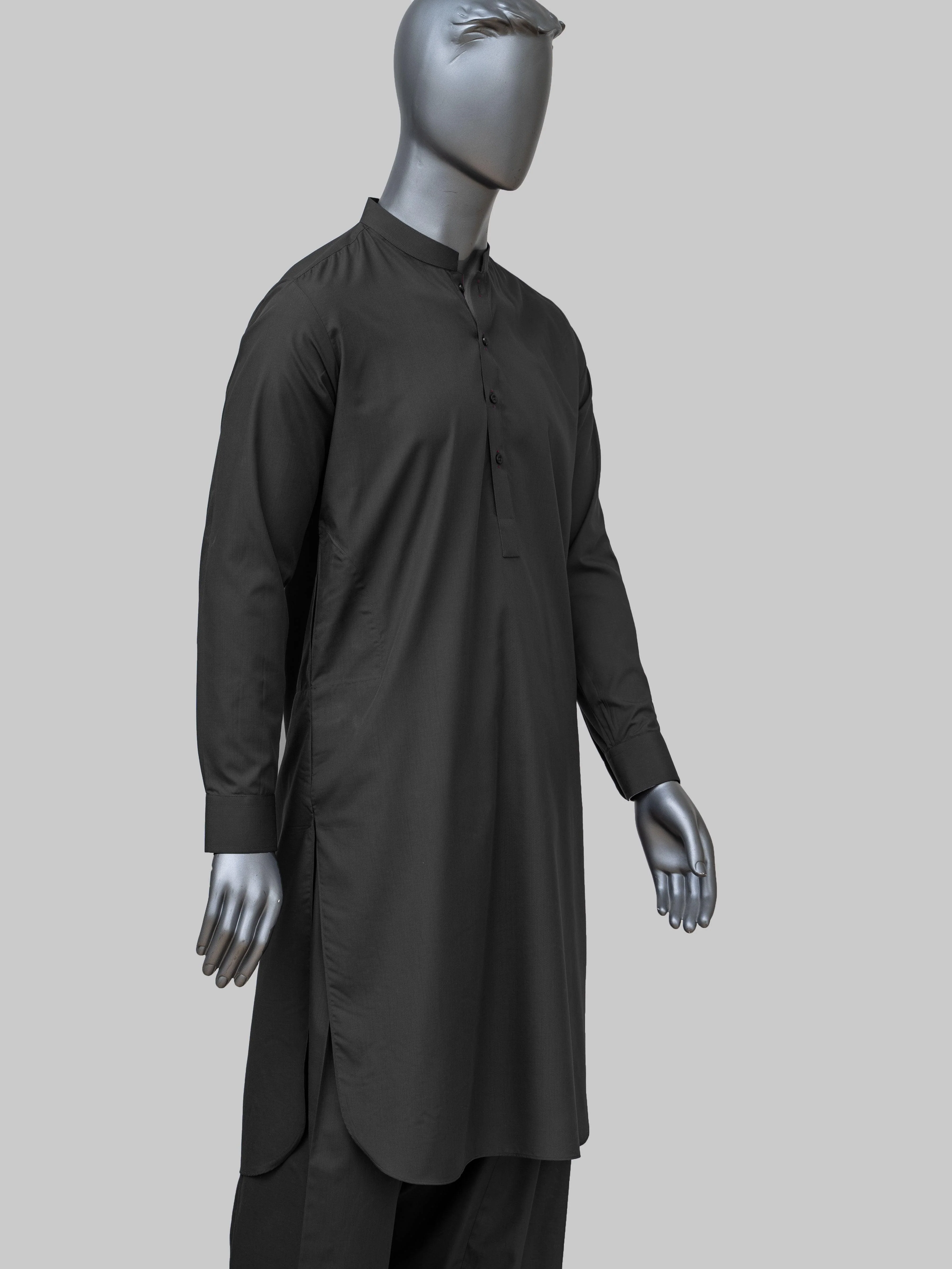 SHALWAR KAMEEZ DARK GREY - Image 3